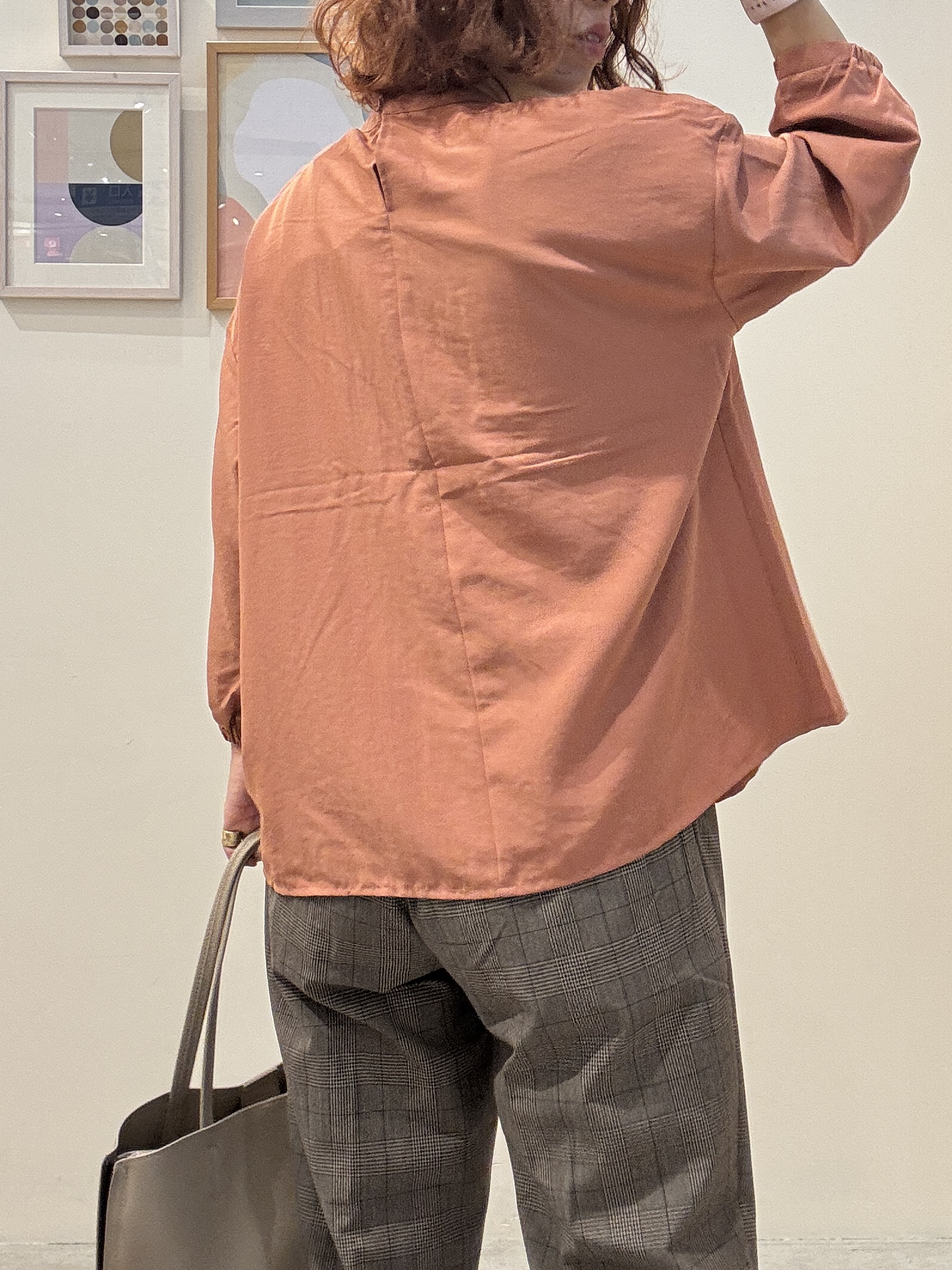 たけぴさんの「SHOO･LA･RUE｜【S-LL/洗濯機可】1枚で華やかに フロントレース7分袖ブラウス」を使ったコーディネート