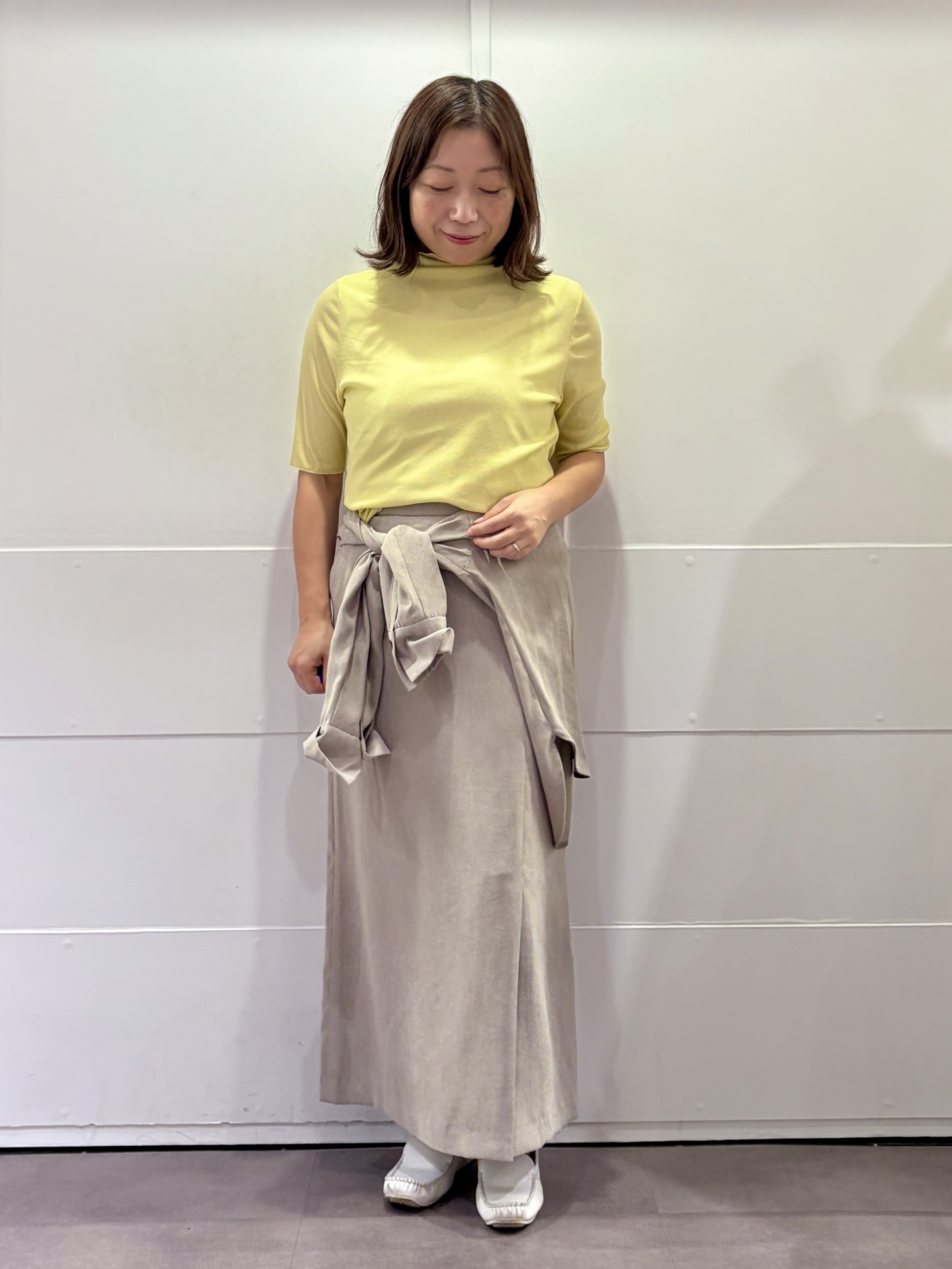 TOKOさんの「UNTITLED｜【セットアップ可/秋羽織り】スエードライクシャツ」を使ったコーディネート