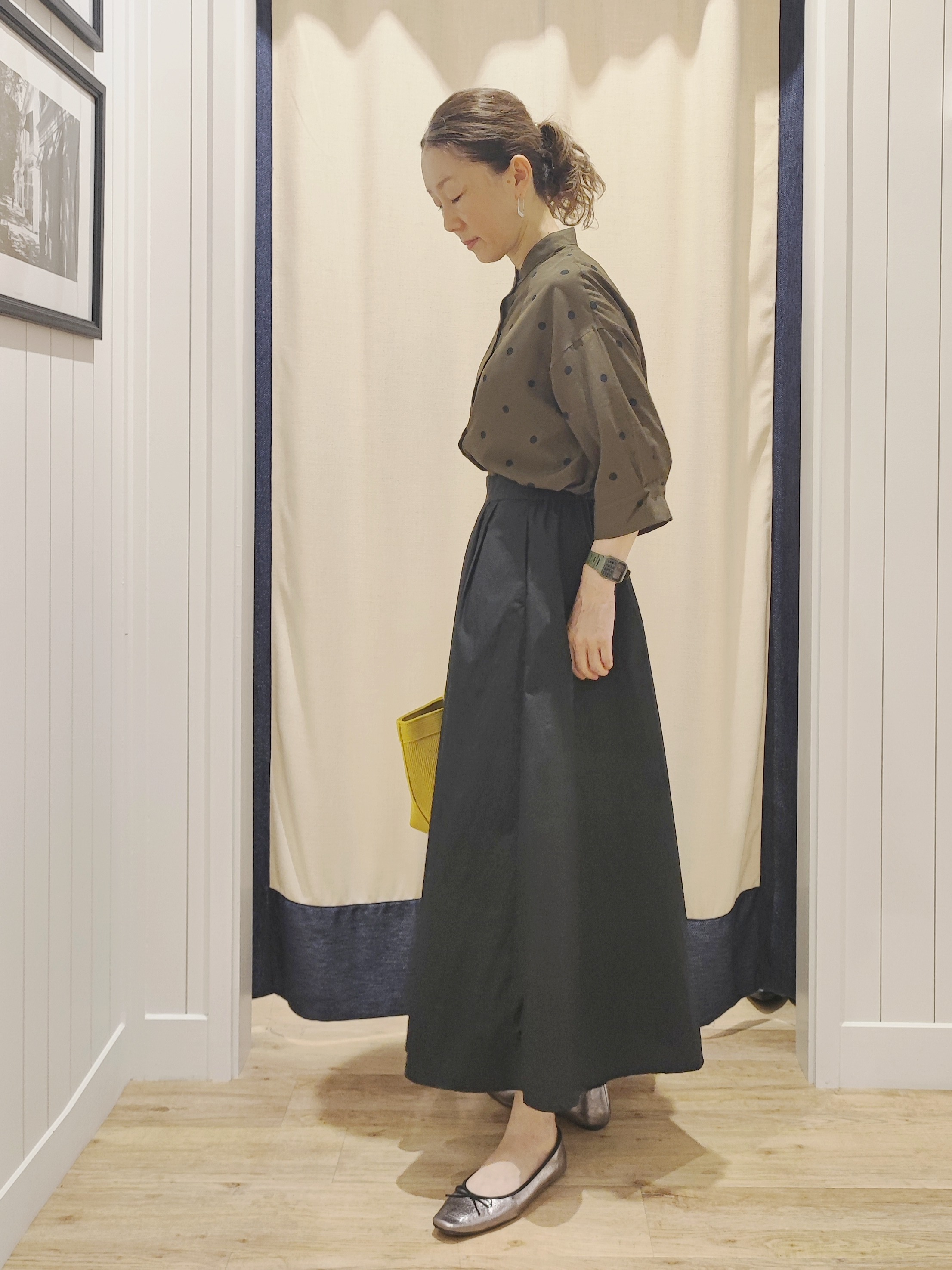 toyaさんの「Dessin｜【セットアップ可】ドットプリント ハーフスリーブシャツ」を使ったコーディネート