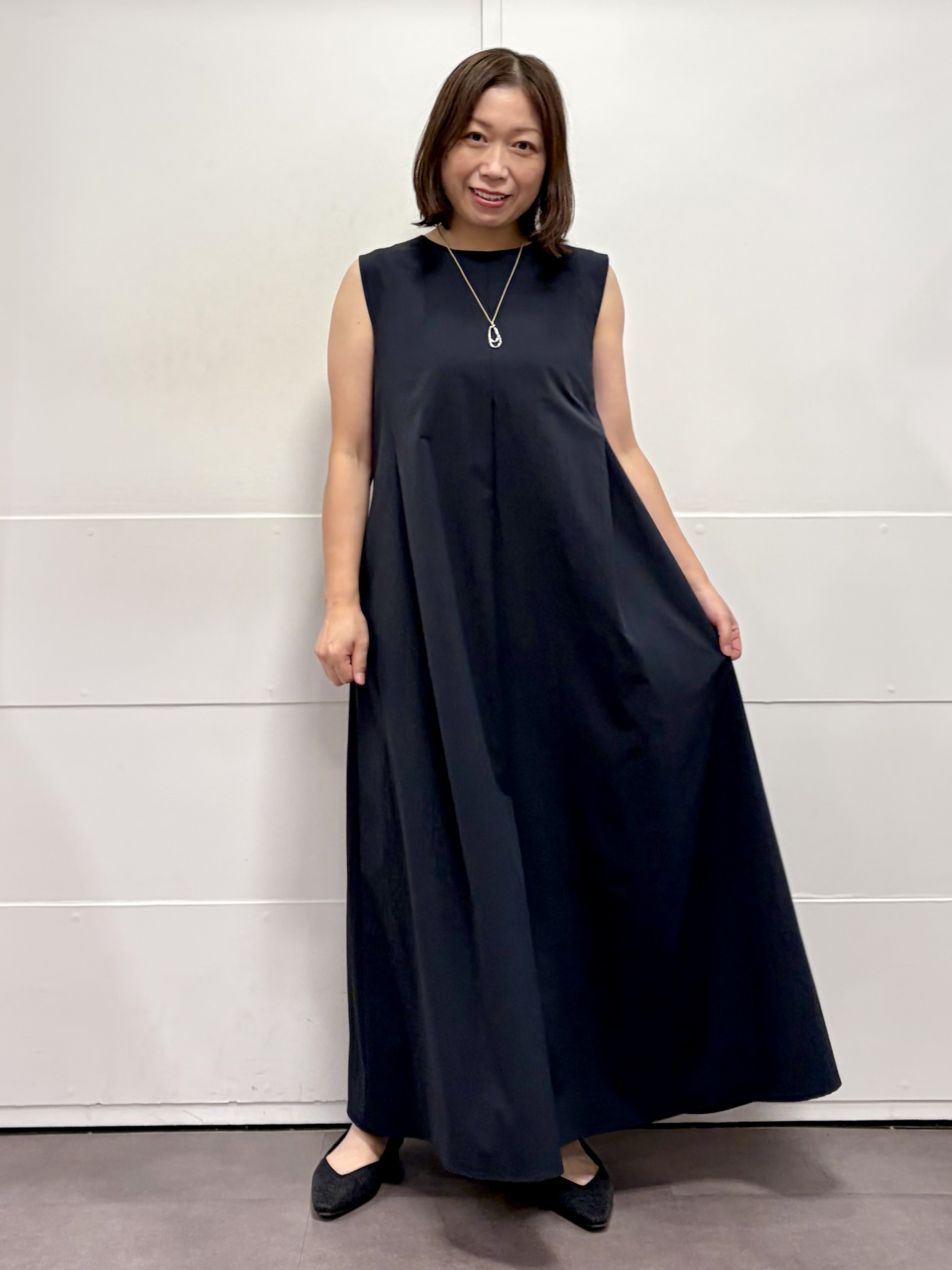 TOKOさんの「UNTITLED｜【秋の通勤羽織/セットアップ可/UVカット】エアリークール半袖ジャケット」を使ったコーディネート