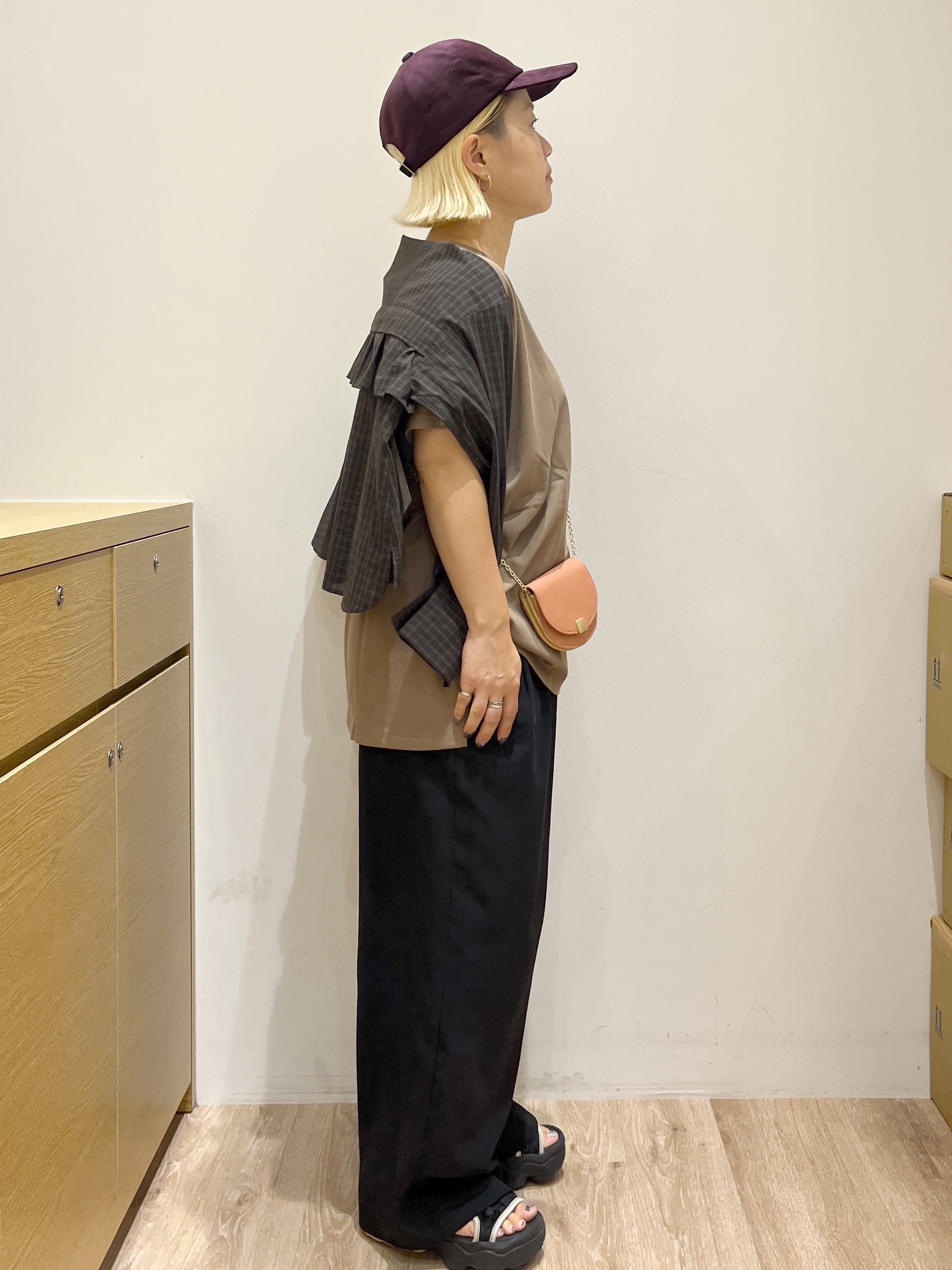 くーみーさんの「OPAQUE.CLIP｜フォトプリントTシャツ【洗濯機OK】」を使ったコーディネート