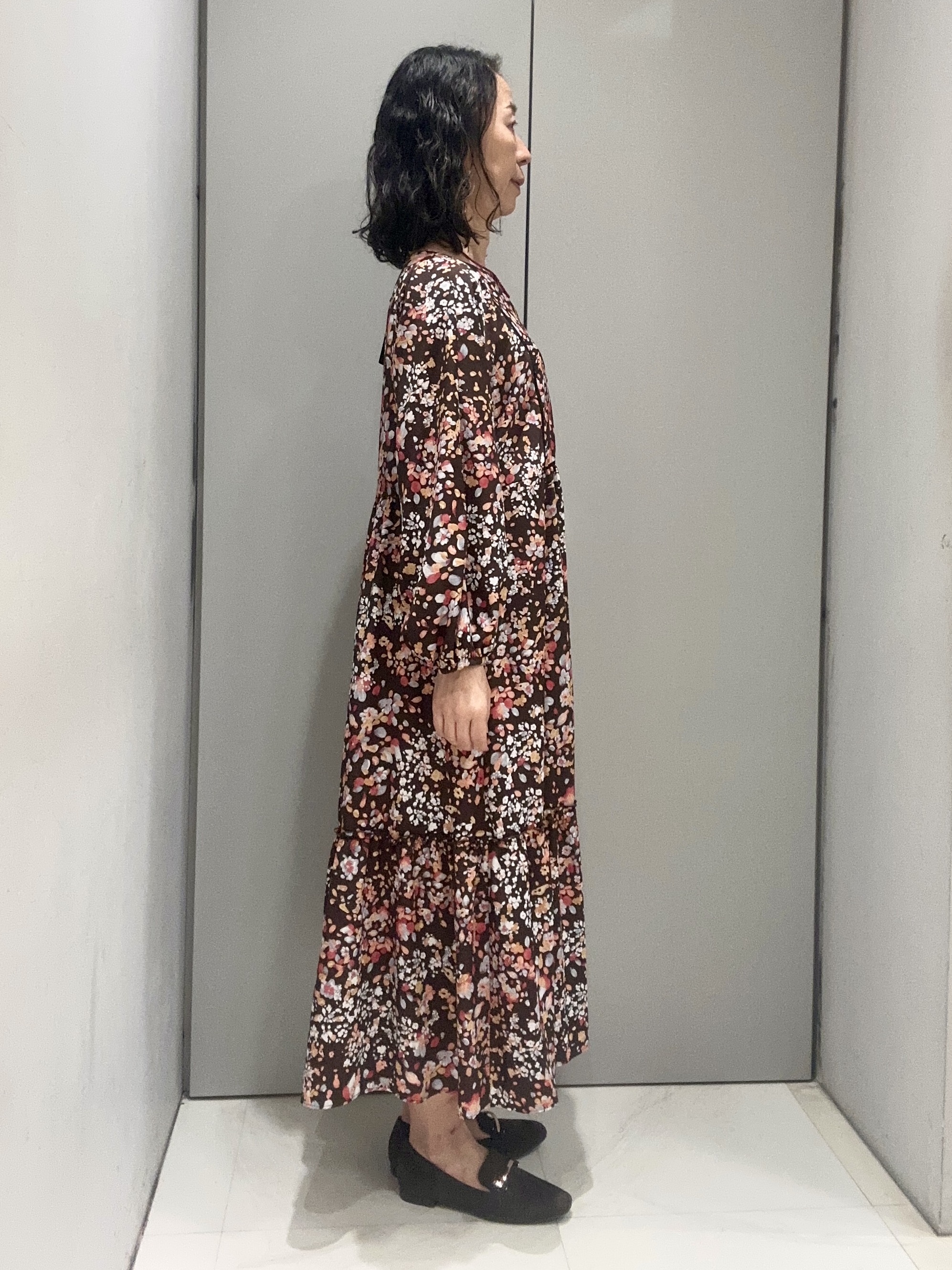 Kouさんの「Reflect｜フラワープリント フェミニンワンピース」を使ったコーディネート