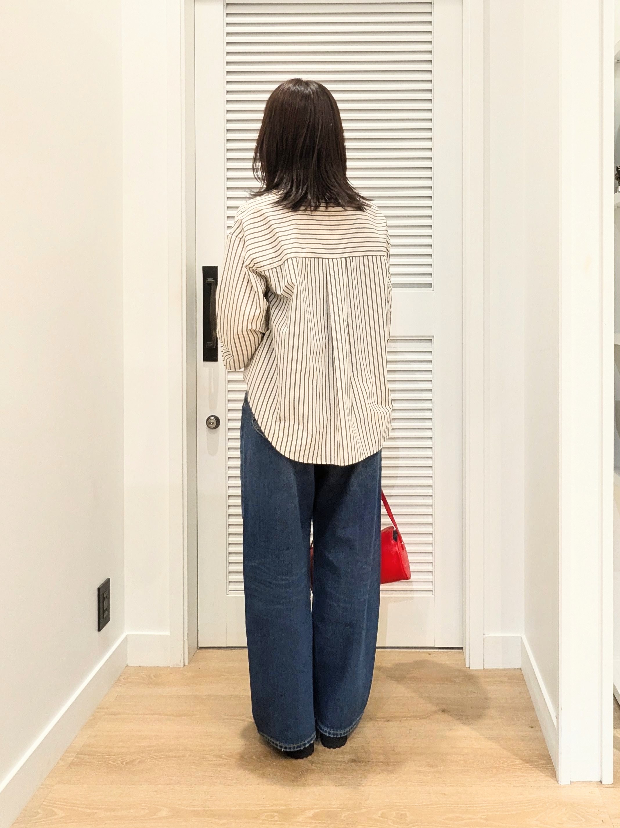 enさんの「Dessin｜【UVカット】フロントフリルブラウス」を使ったコーディネート
