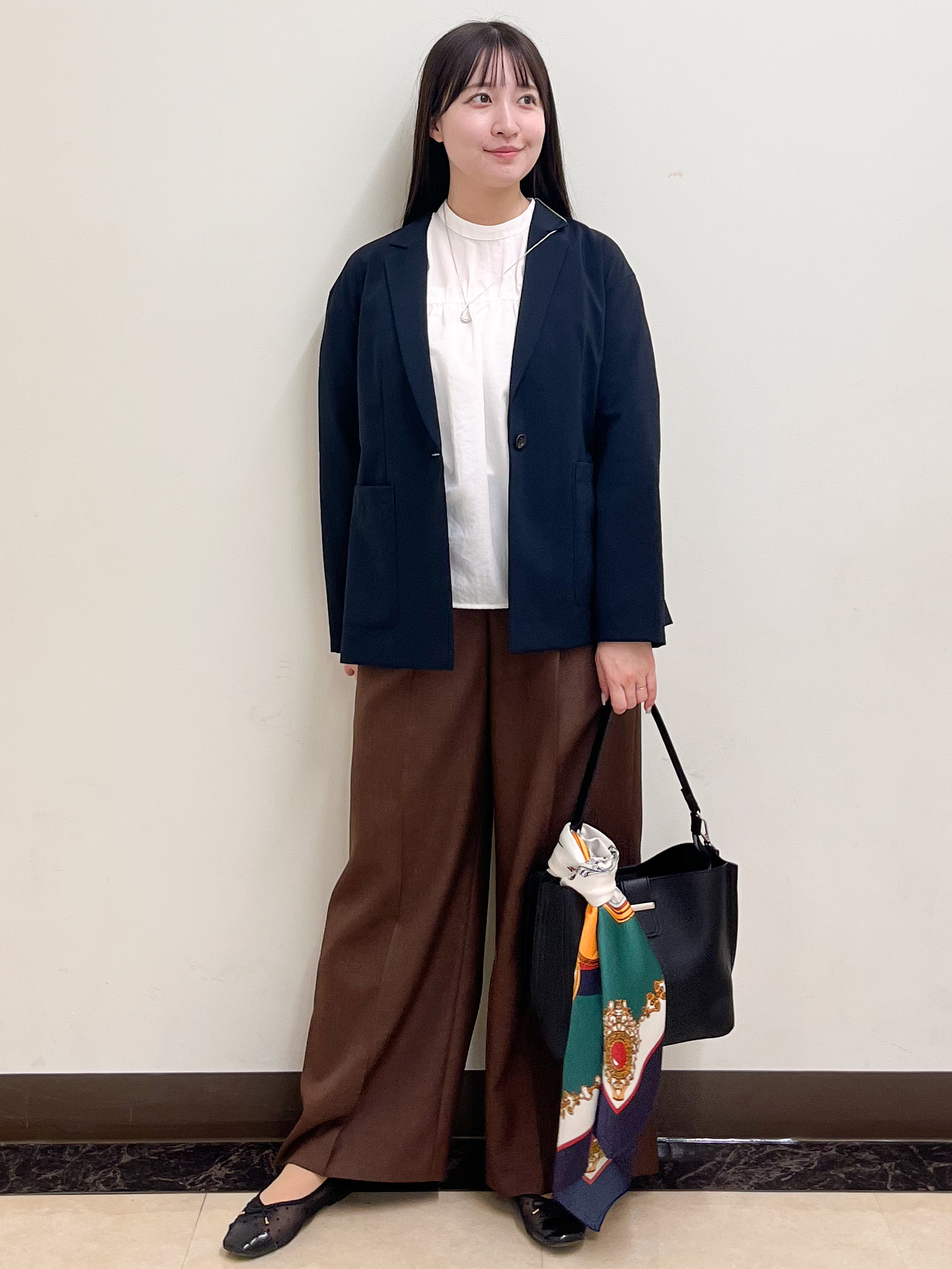 mikikoさんの「Reflect｜【SS-4Lサイズ／接触冷感／シワになりにくい】リラクシーテーラードジャケット」を使ったコーディネート