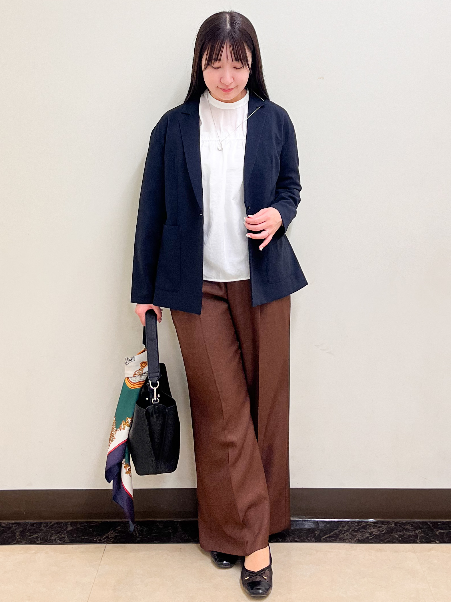 mikikoさんの「Reflect｜【SS-4Lサイズ／接触冷感／シワになりにくい】リラクシーテーラードジャケット」を使ったコーディネート