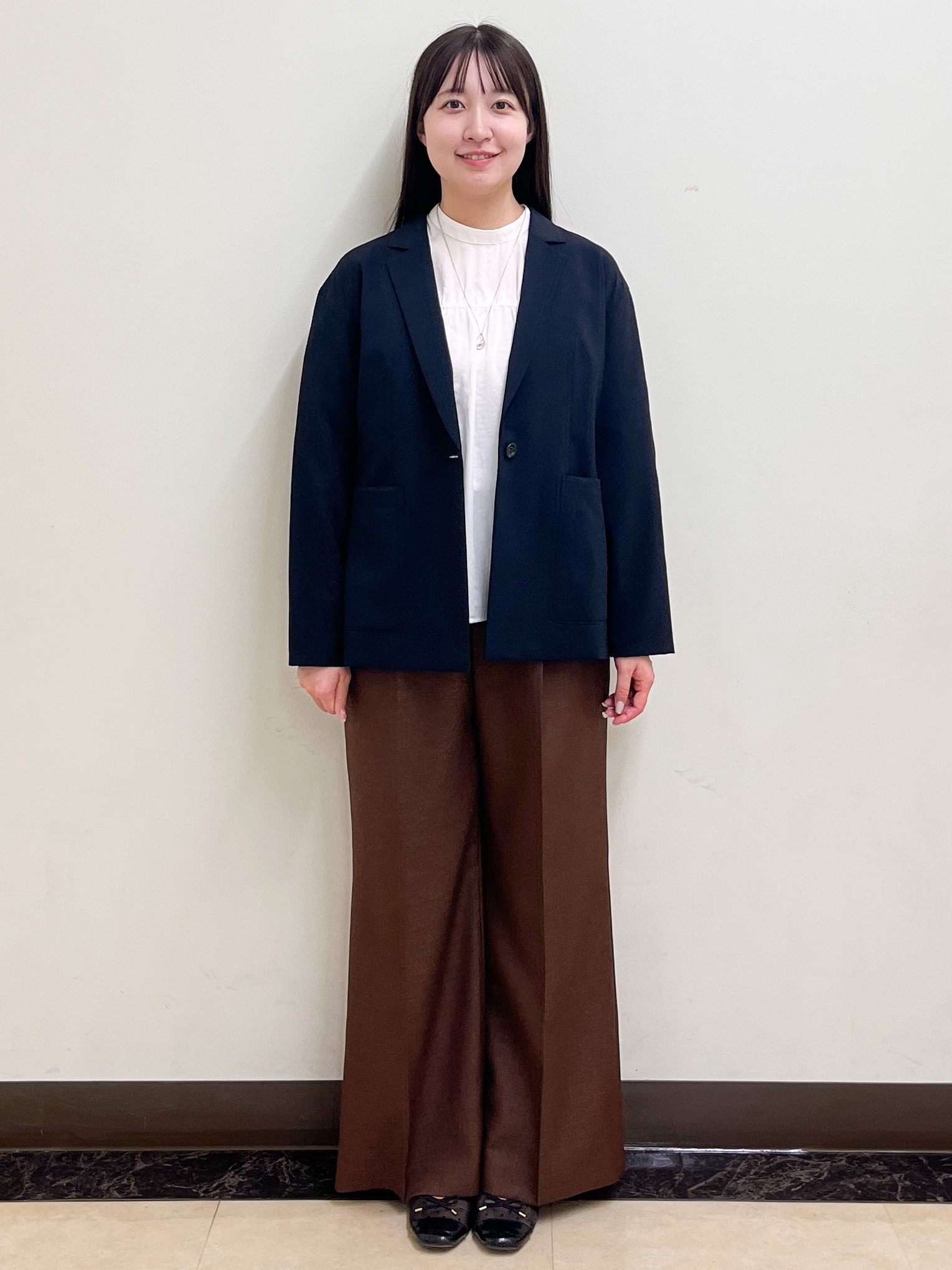 mikikoさんの「Reflect｜【SS-4Lサイズ／接触冷感／シワになりにくい】リラクシーテーラードジャケット」を使ったコーディネート