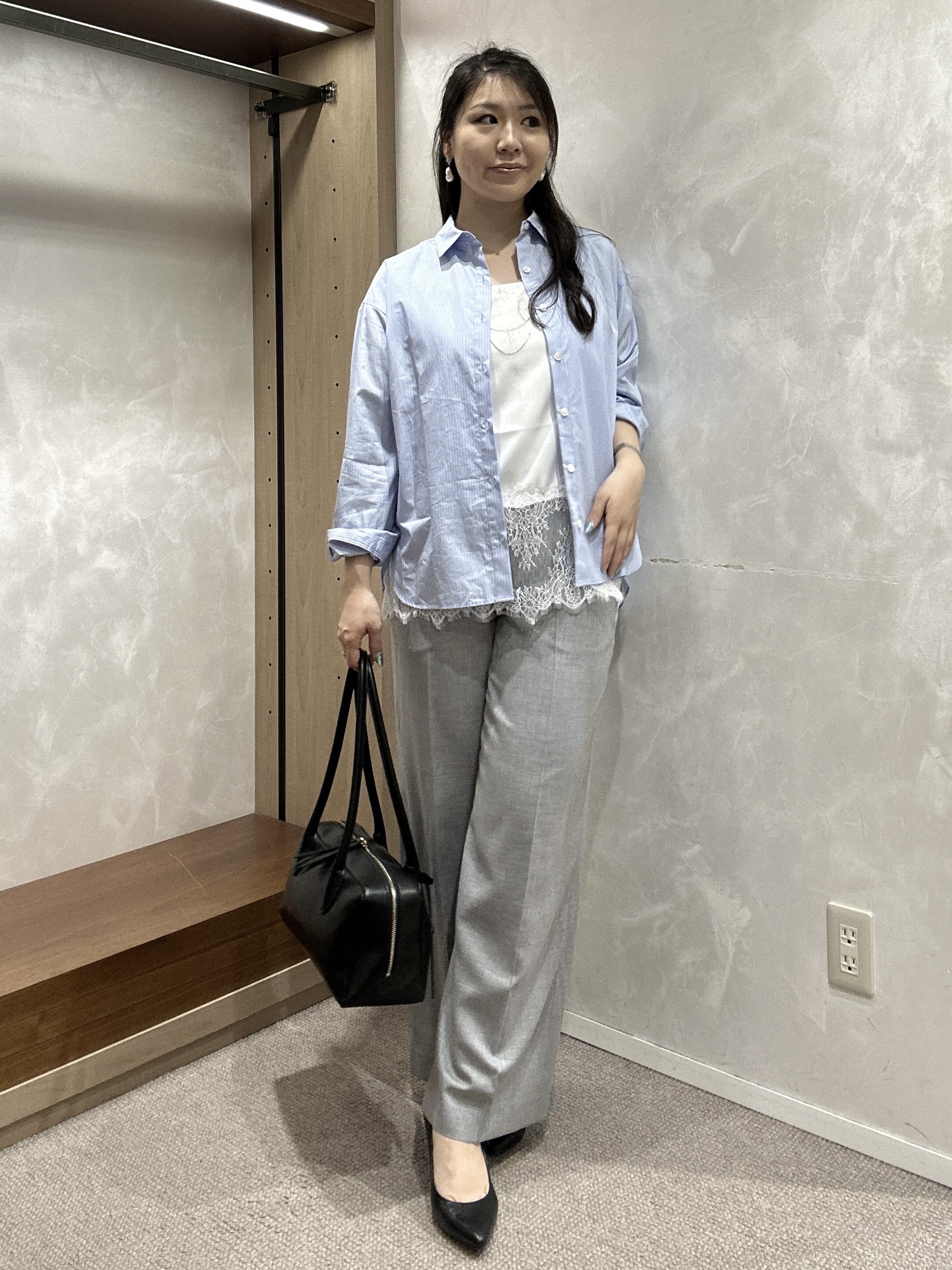 YURIさんの「UNTITLED｜【ステンレス】ダブルライトチェーン」を使ったコーディネート