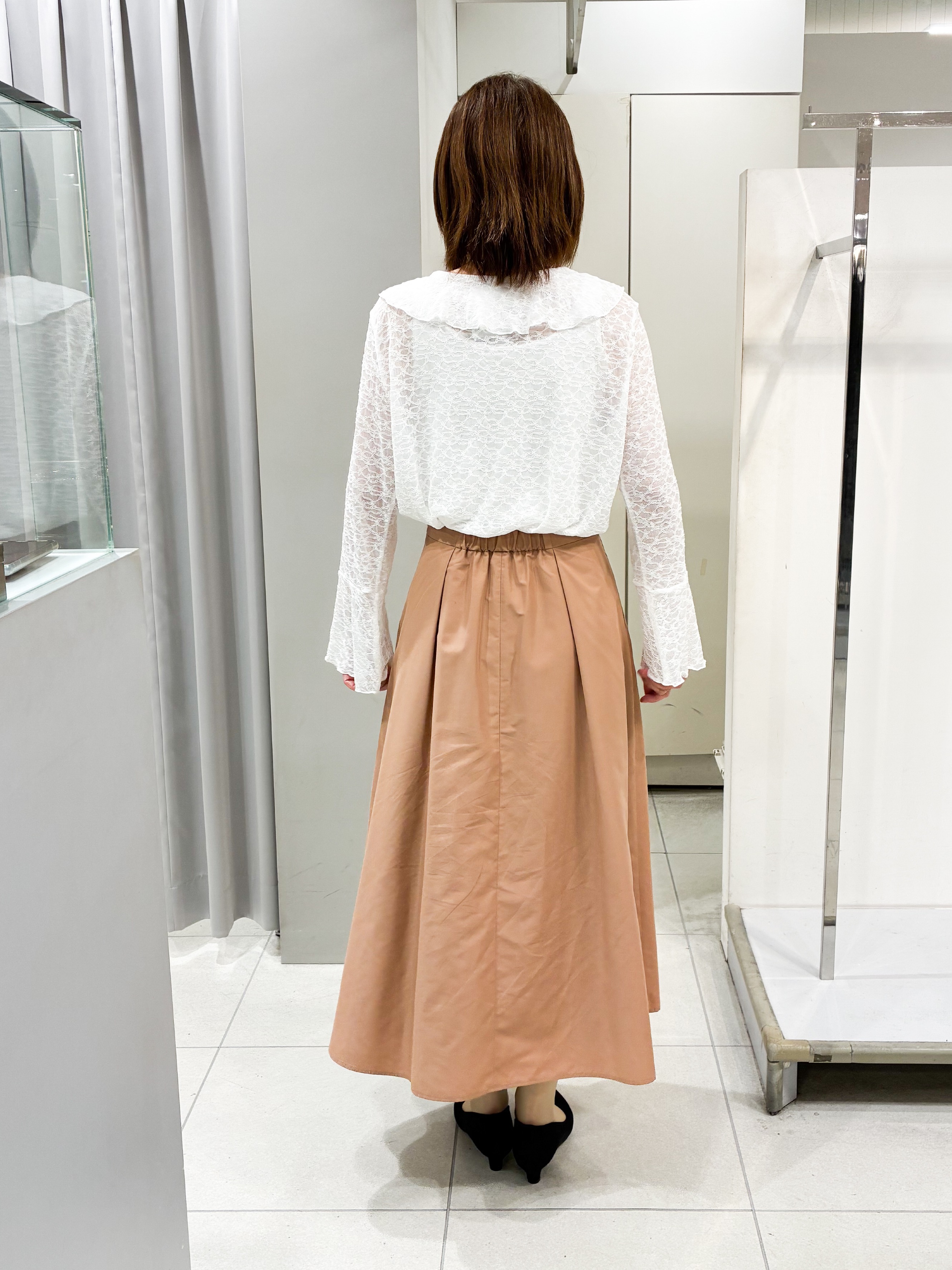 たみちゃんさんの「Reflect｜【洗える】フリルレースブラウス」を使ったコーディネート