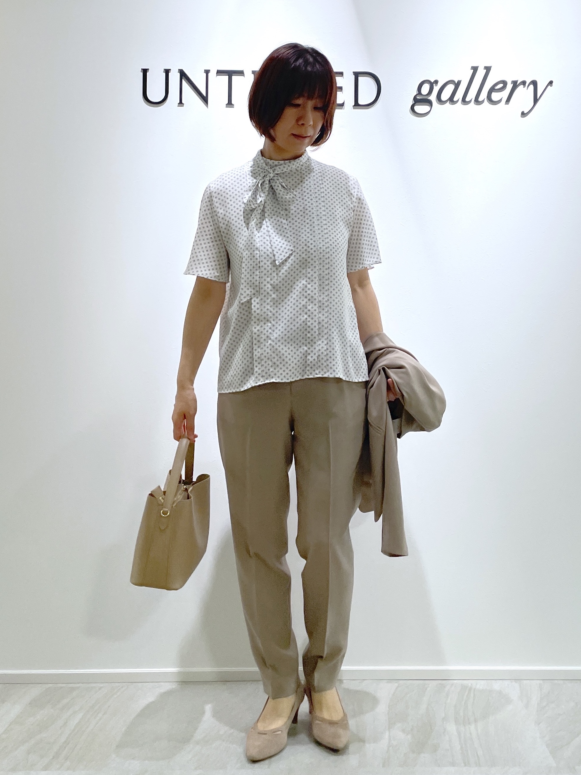 hanaさんの「UNTITLED｜【セットアップ可/UV/接触冷感】エアリーテーラードジャケット」を使ったコーディネート