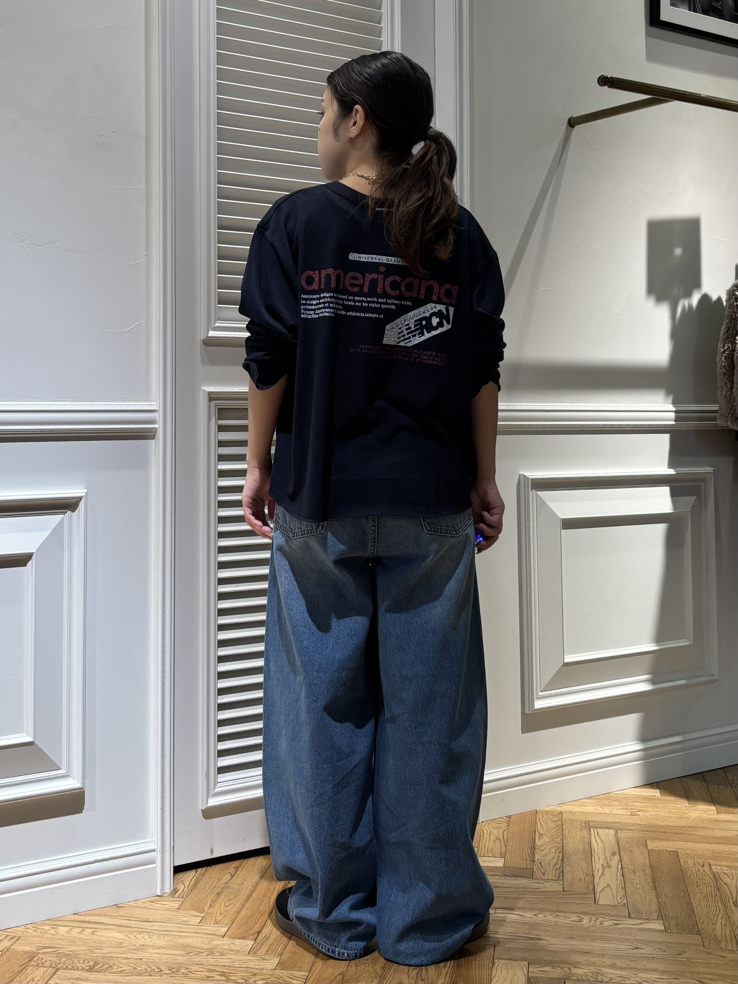 Mgmさんの「DRESSTERIOR｜ドロスト バギーカービーデニム」を使ったコーディネート