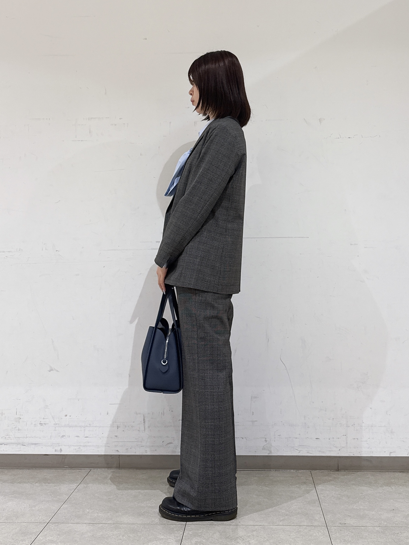 rinaさんの「INDIVI｜【洗濯機OK／ストレッチ◎】秋はじめのダブルジャケット」を使ったコーディネート