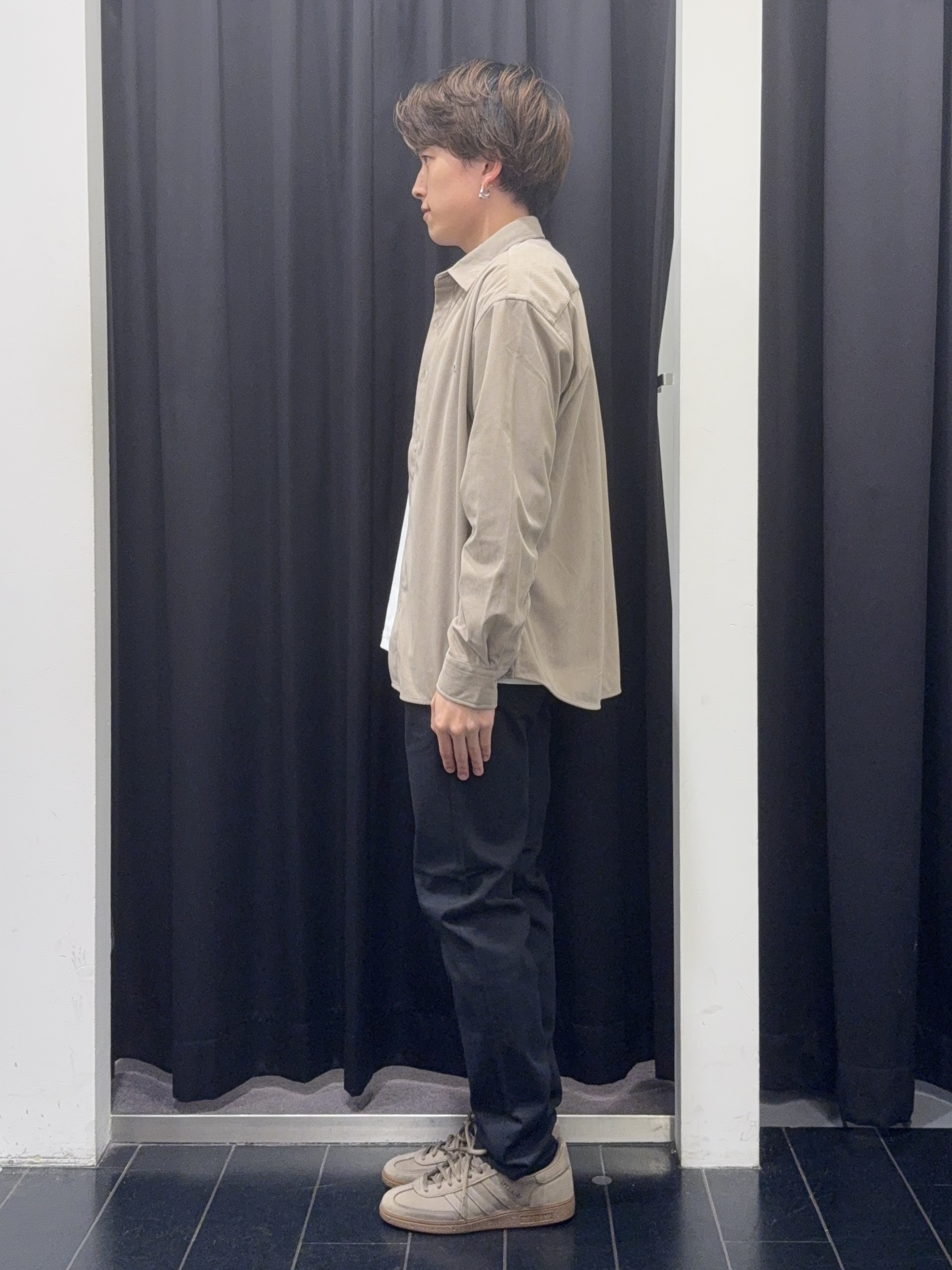 カシマさんの「THE SHOP TK｜POLO BCS/アソート長袖シャツ」を使ったコーディネート