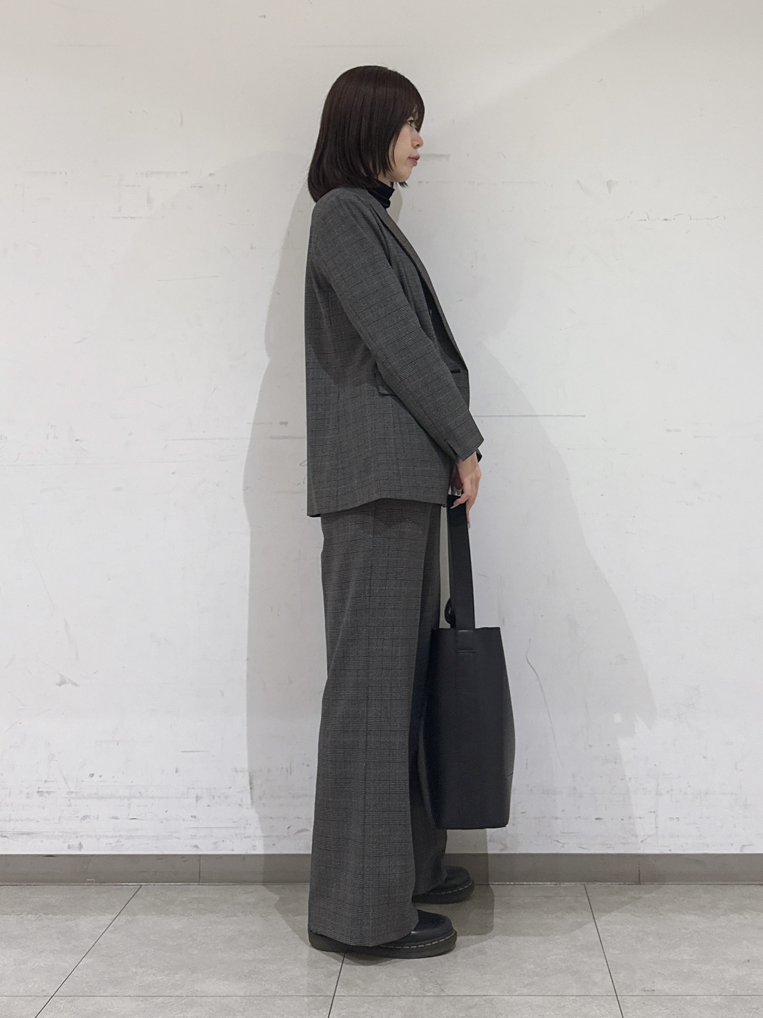rinaさんの「INDIVI｜【洗濯機OK／ストレッチ◎】秋はじめのダブルジャケット」を使ったコーディネート