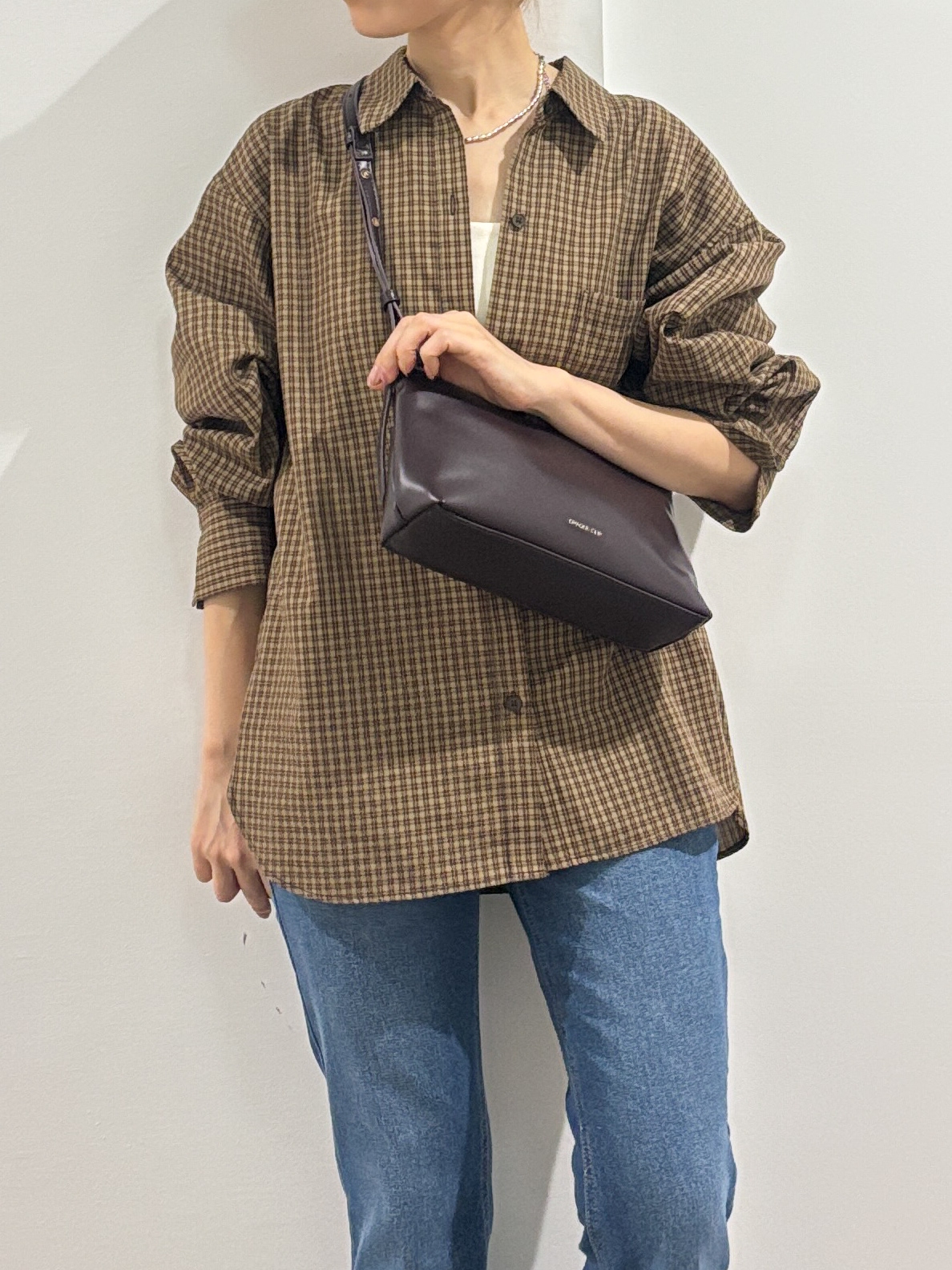 kumiさんの「OPAQUE.CLIP｜チェック柄シャツ【洗濯機OK】」を使ったコーディネート