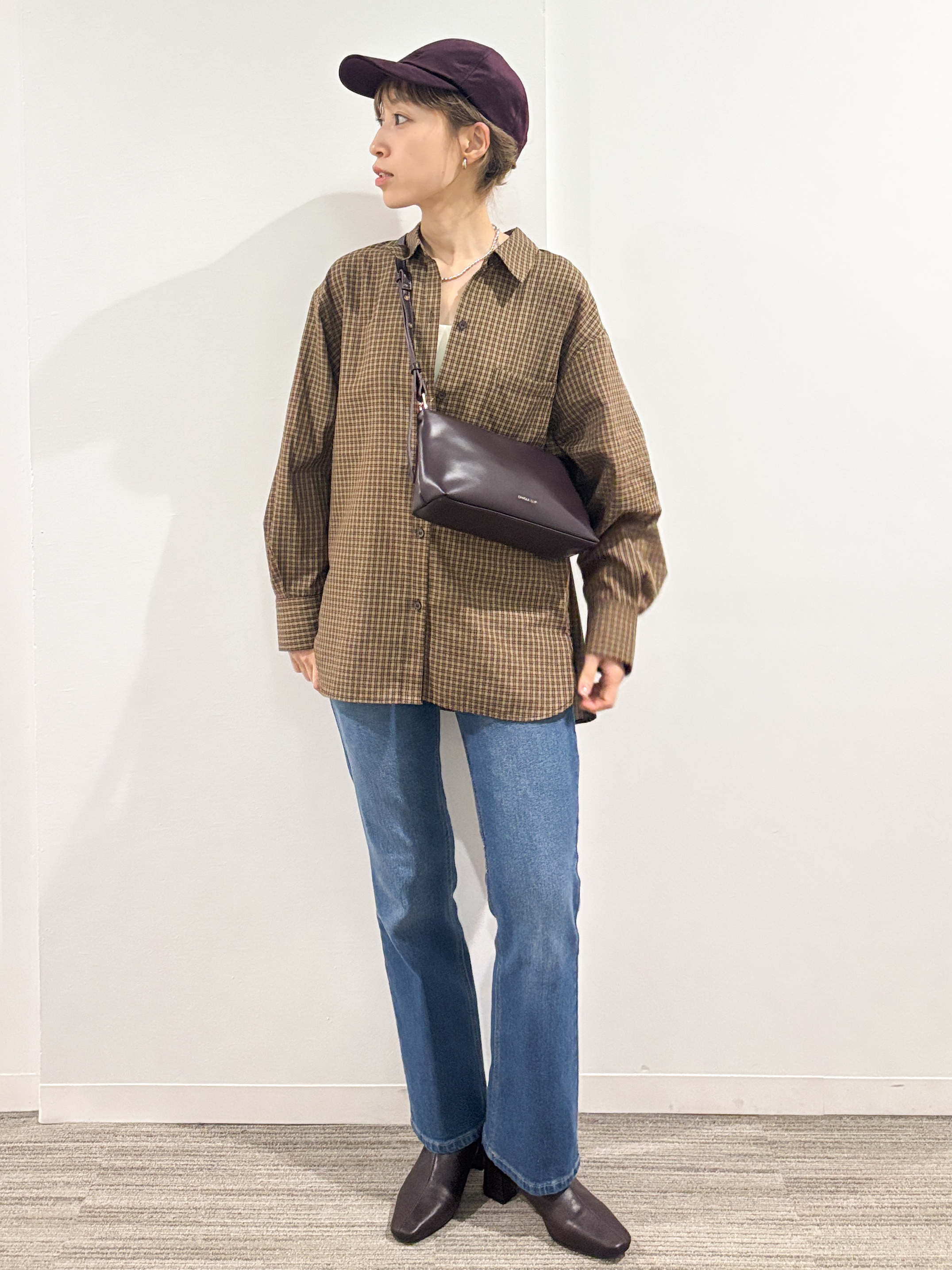 kumiさんの「OPAQUE.CLIP｜チェック柄シャツ【洗濯機OK】」を使ったコーディネート