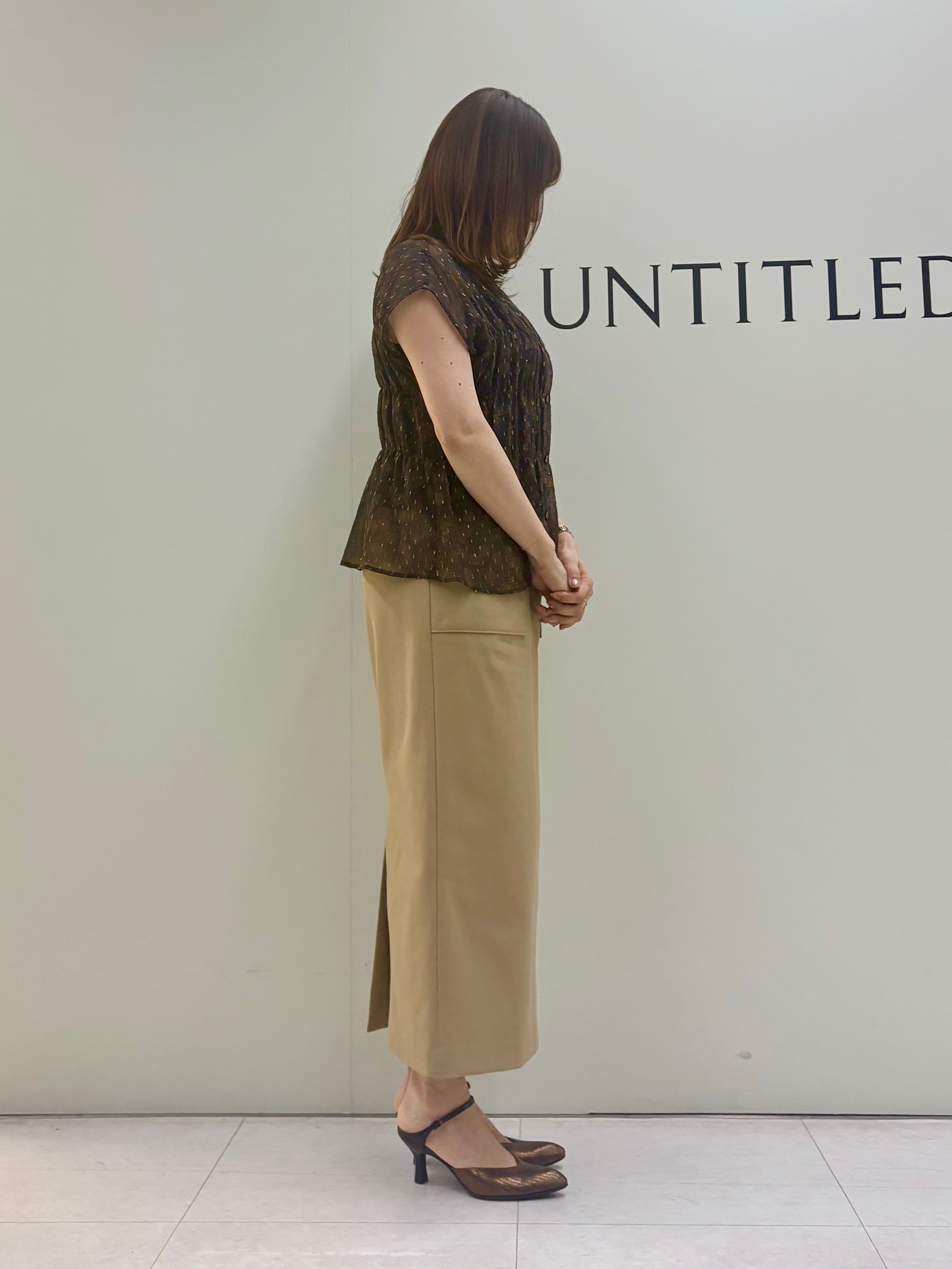Sakaiさんの「UNTITLED｜【秋映え/シアー】ヴィンテージドットブラウス」を使ったコーディネート