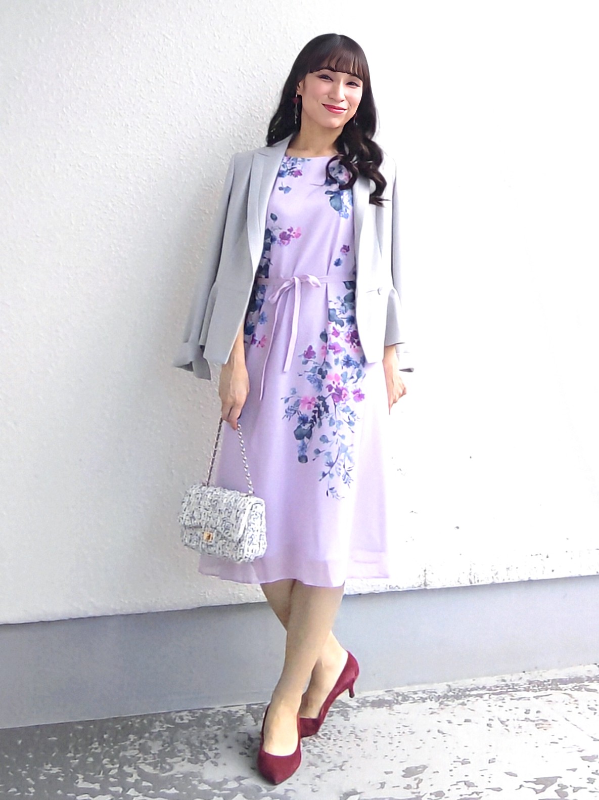 keinaさんの「SunaUna｜【手洗い可／日本製】多色花柄プリントワンピース」を使ったコーディネート