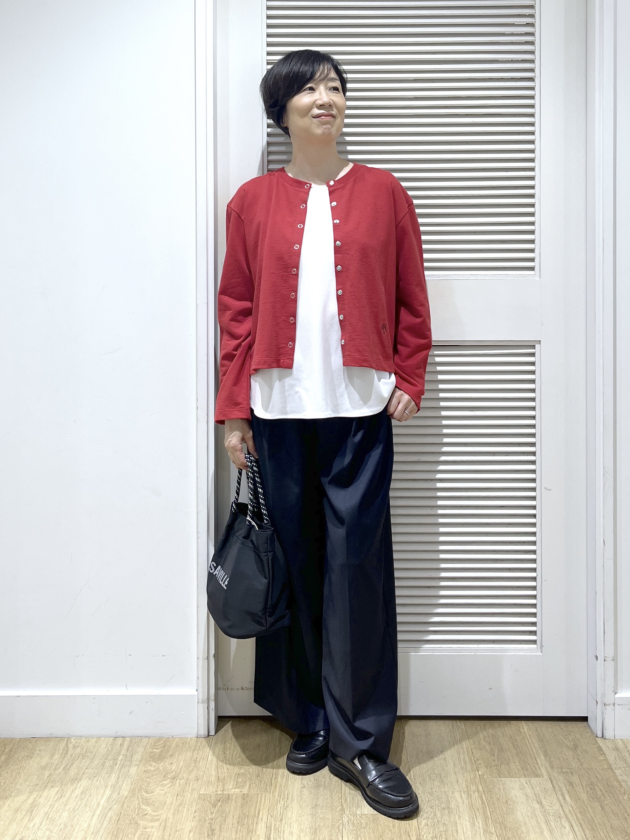 Miyazakiさんの「Dessin｜【洗える】ジョーゼットノースリーブ」を使ったコーディネート