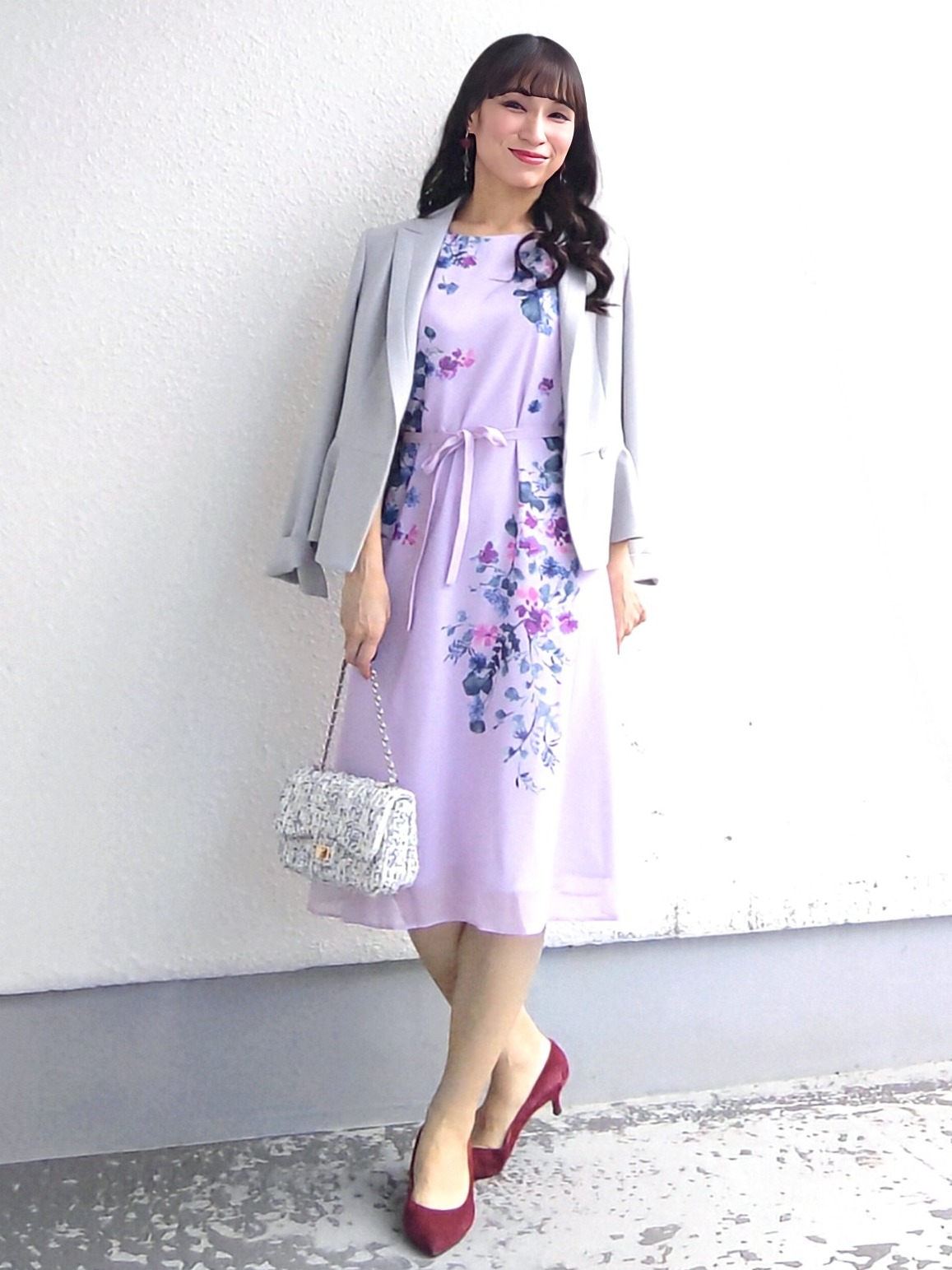 keinaさんの「SunaUna｜【手洗い可／日本製】多色花柄プリントワンピース」を使ったコーディネート