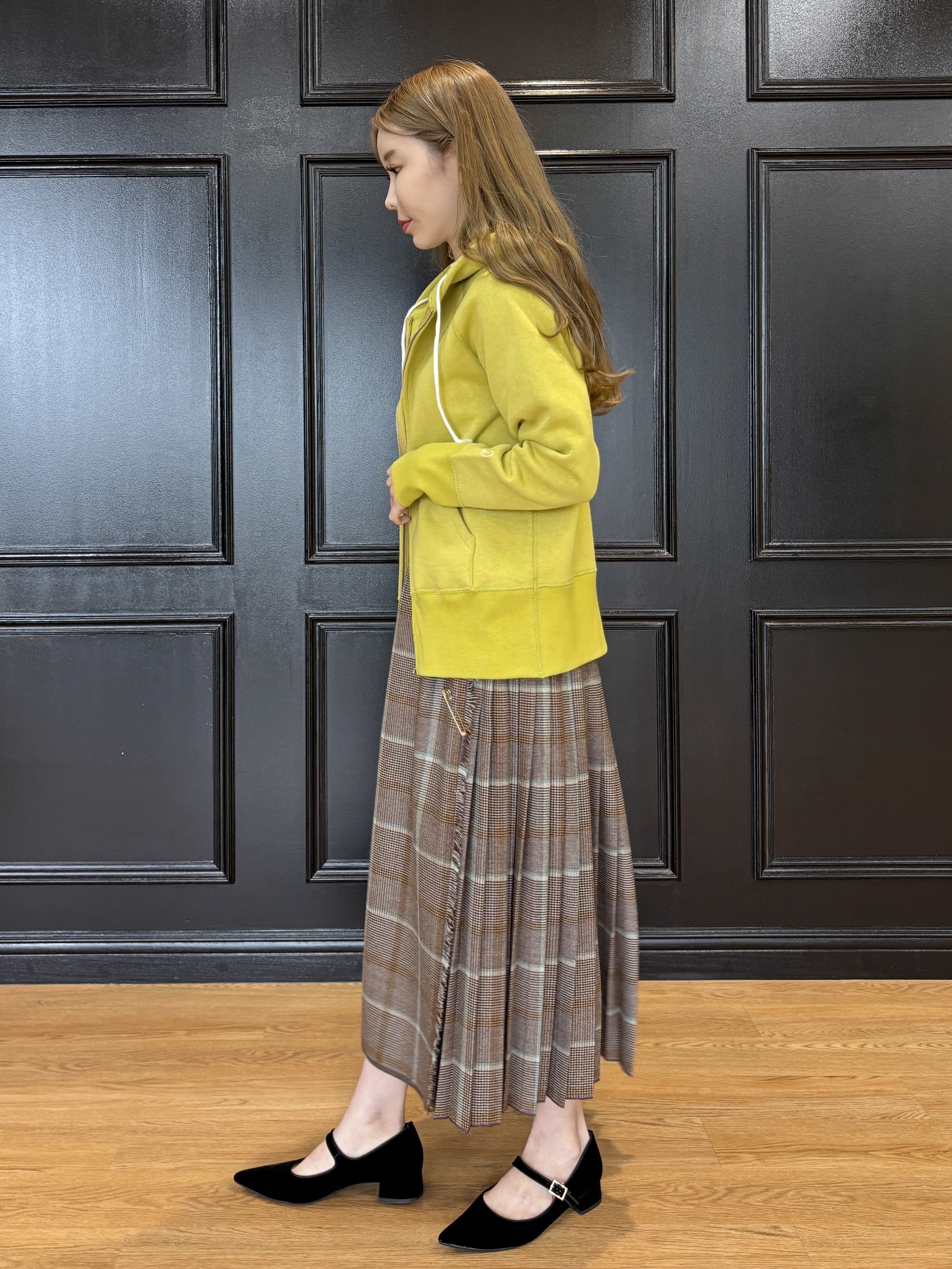 清水夏姫さんの「DRESSTERIOR｜【接触冷感】クールタッチ ハーフスリーブニット」を使ったコーディネート