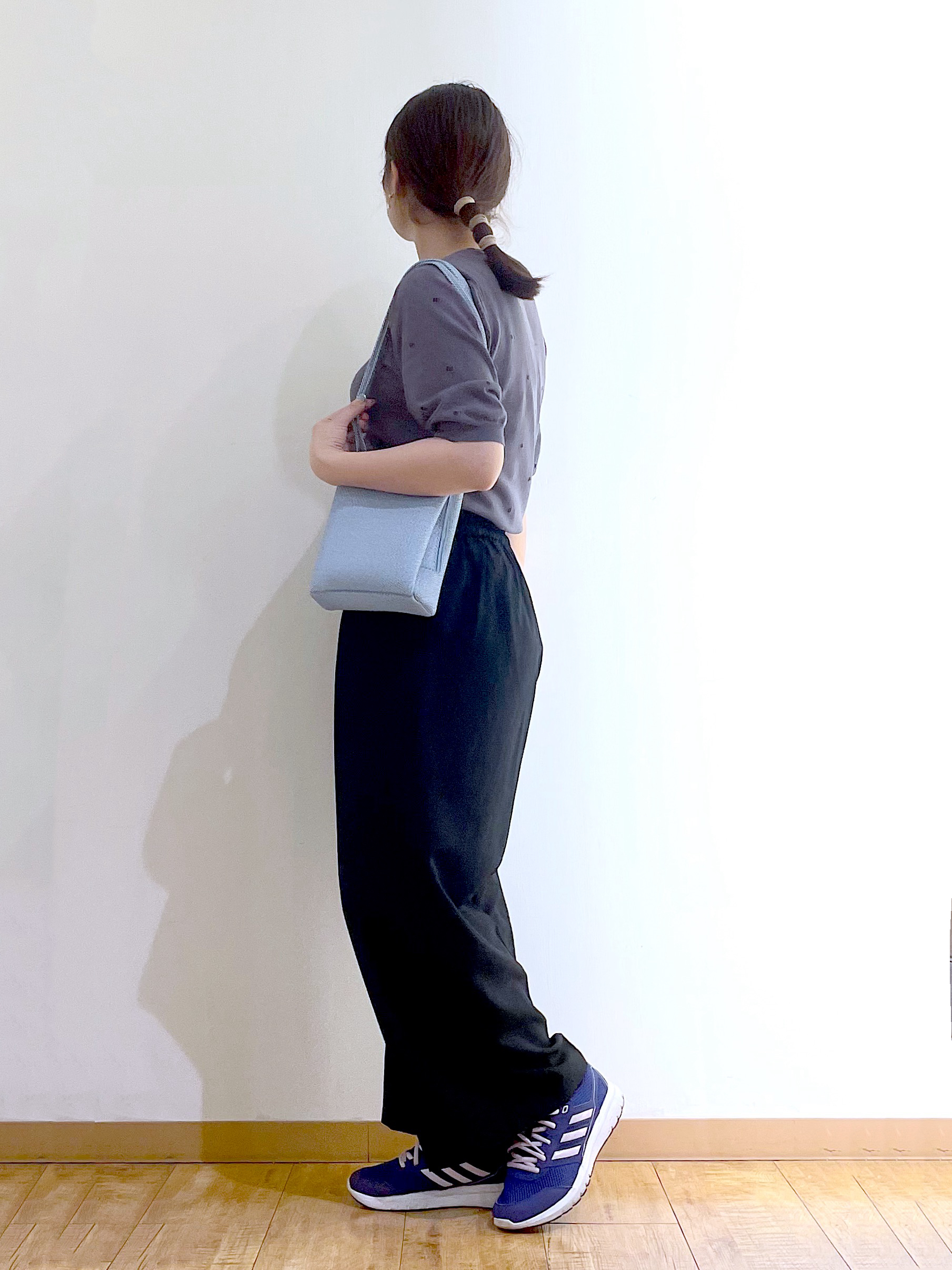 かのさんの「SHOO･LA･RUE｜【S-LL】さらっとタッチ 大人のドット刺繍ニット」を使ったコーディネート