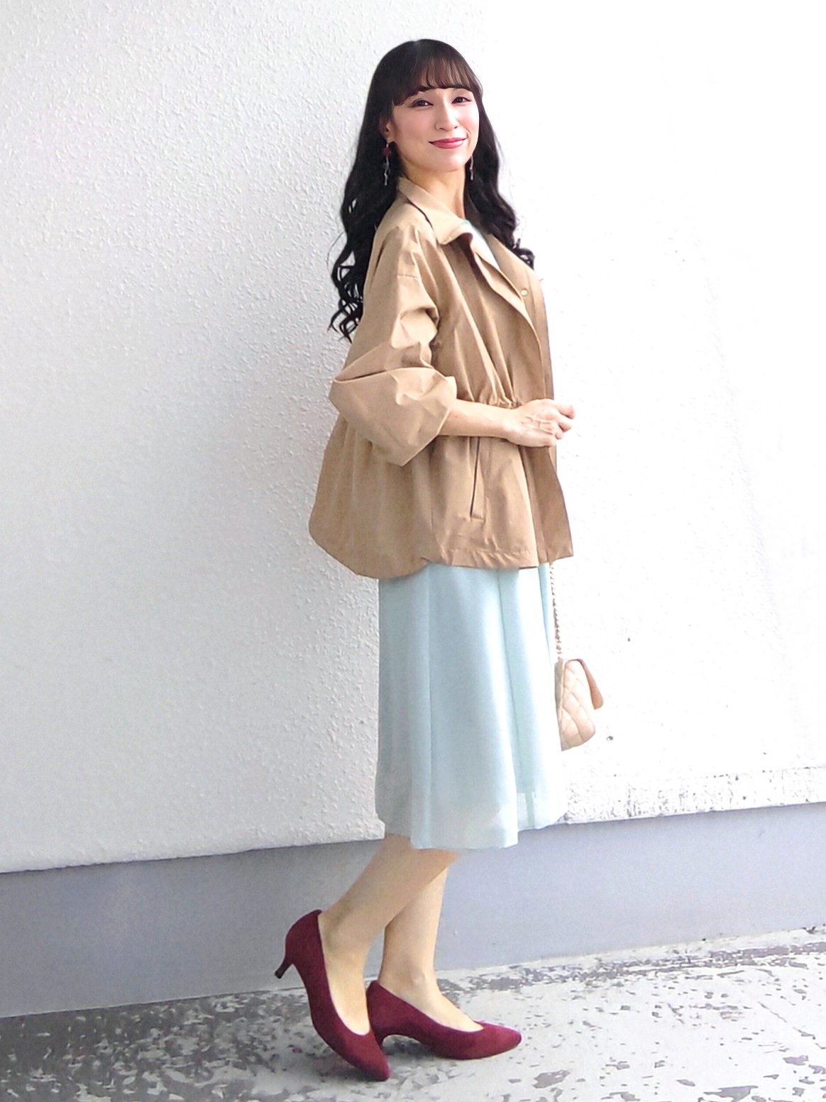keinaさんの「SunaUna｜【手洗い可／日本製】多色花柄プリントワンピース」を使ったコーディネート