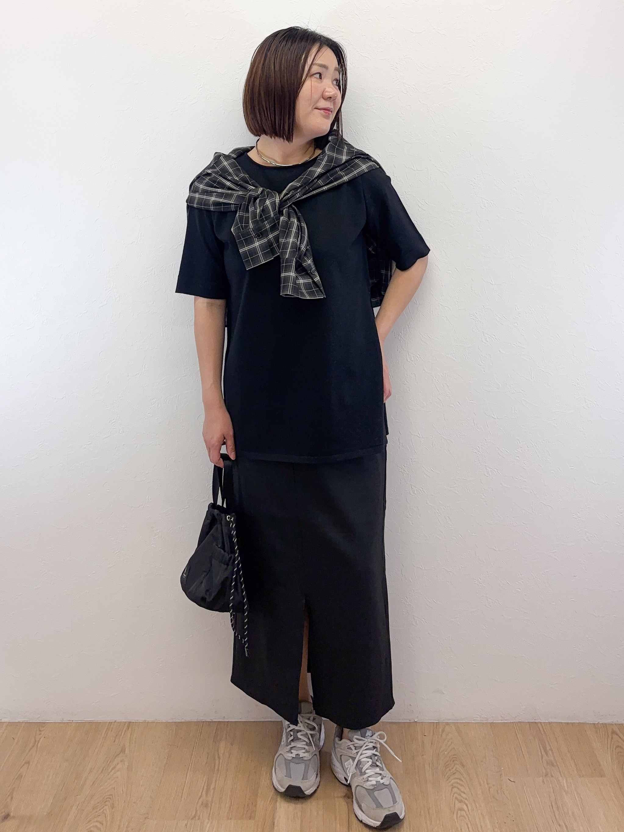 Takeさんの「OPAQUE.CLIP｜チェック柄シャツ【洗濯機OK】」を使ったコーディネート