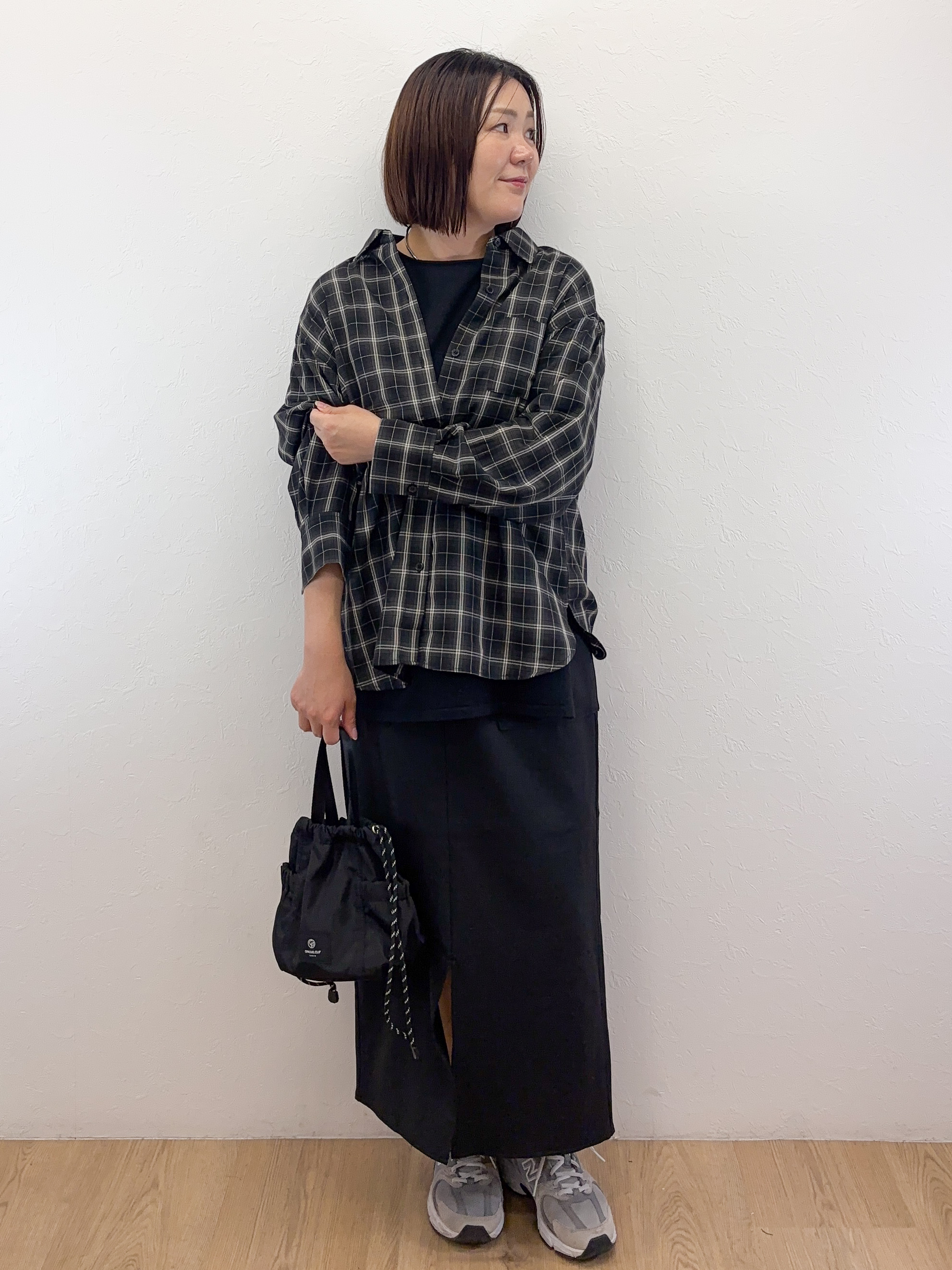 Takeさんの「OPAQUE.CLIP｜チェック柄シャツ【洗濯機OK】」を使ったコーディネート