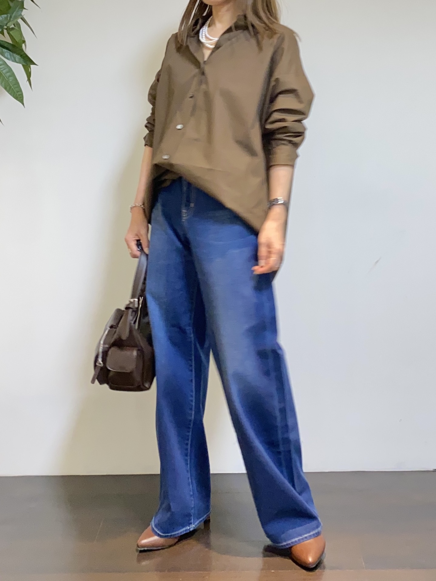 tomoさんの「UNTITLED｜コットンドルマンシャツ」を使ったコーディネート