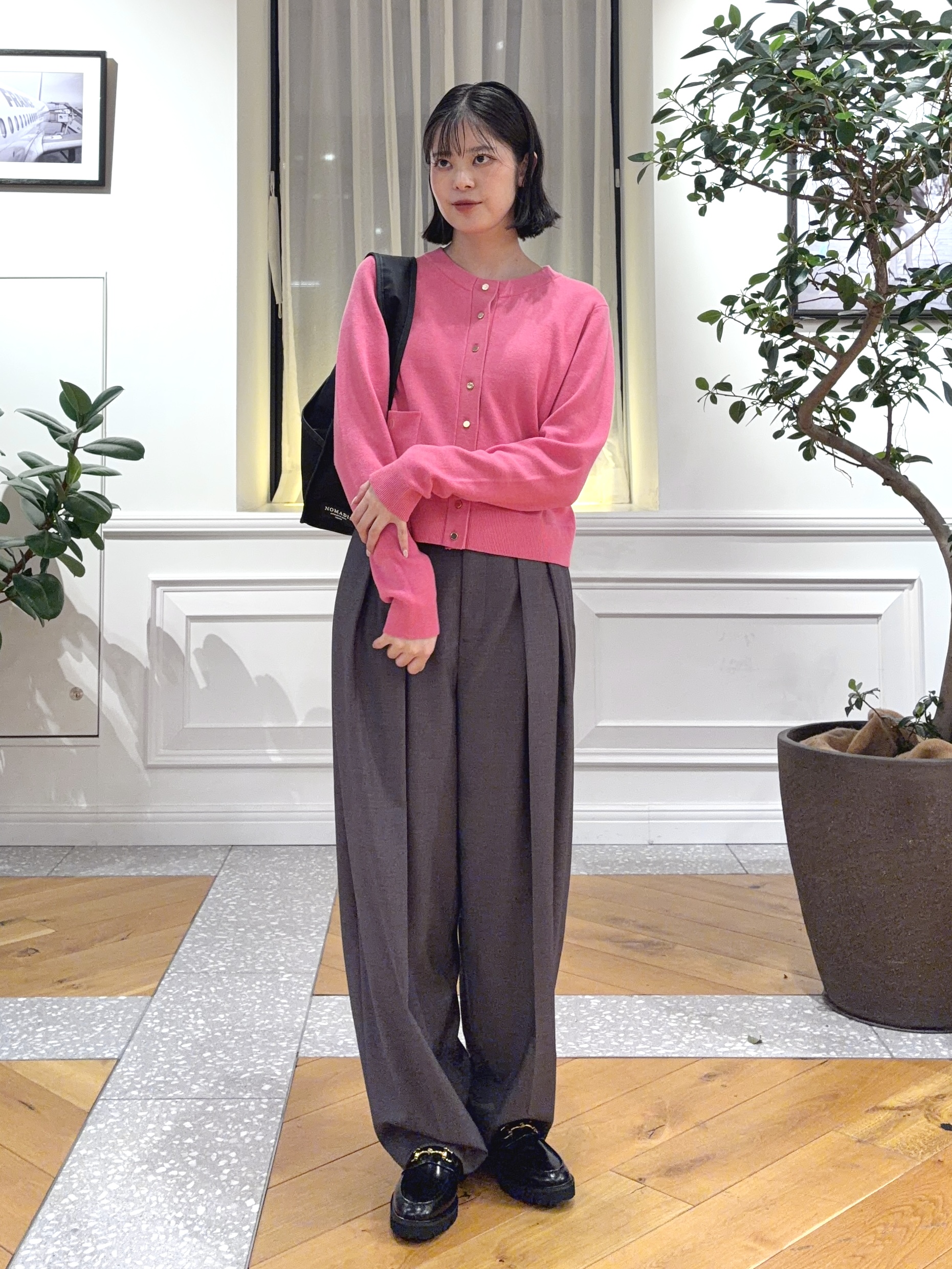 pupiさんの「DRESSTERIOR｜【5色展開/ウォッシャブル】コットンカシミヤカーディガン」を使ったコーディネート