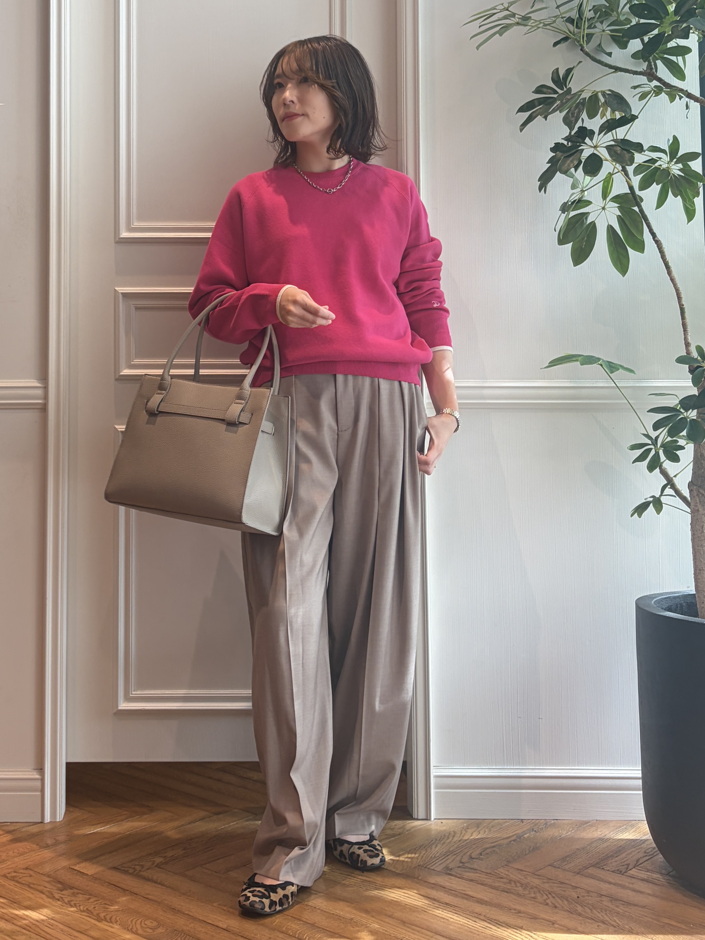 nakaoさんの「DRESSTERIOR｜【6色展開/マシンウォッシャブル】コットンカシミヤニット」を使ったコーディネート