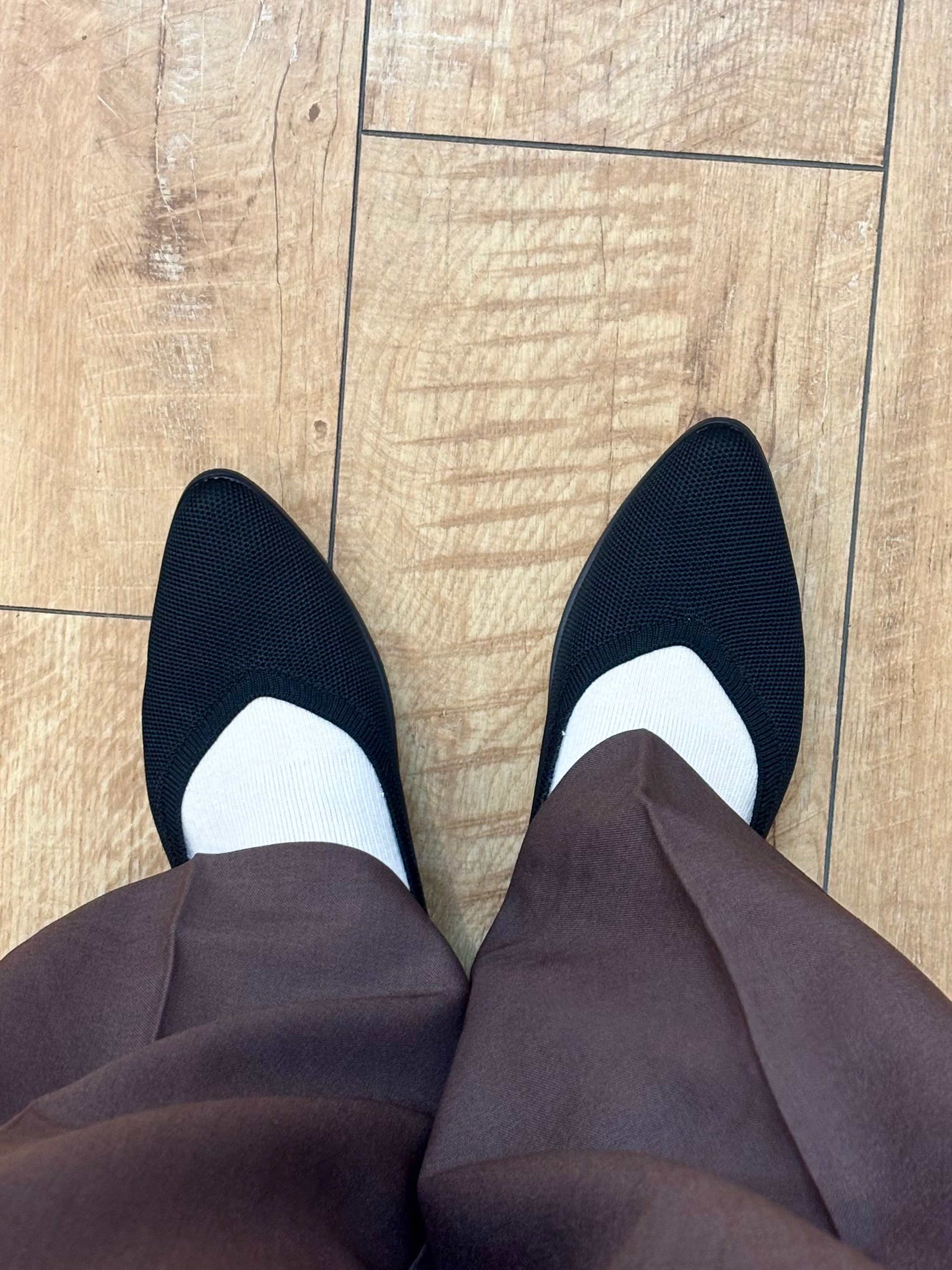 えぬさんの「SHOO･LA･RUE｜【洗濯機可】インせず決まるAライン ストライプスキッパーシャツ」を使ったコーディネート