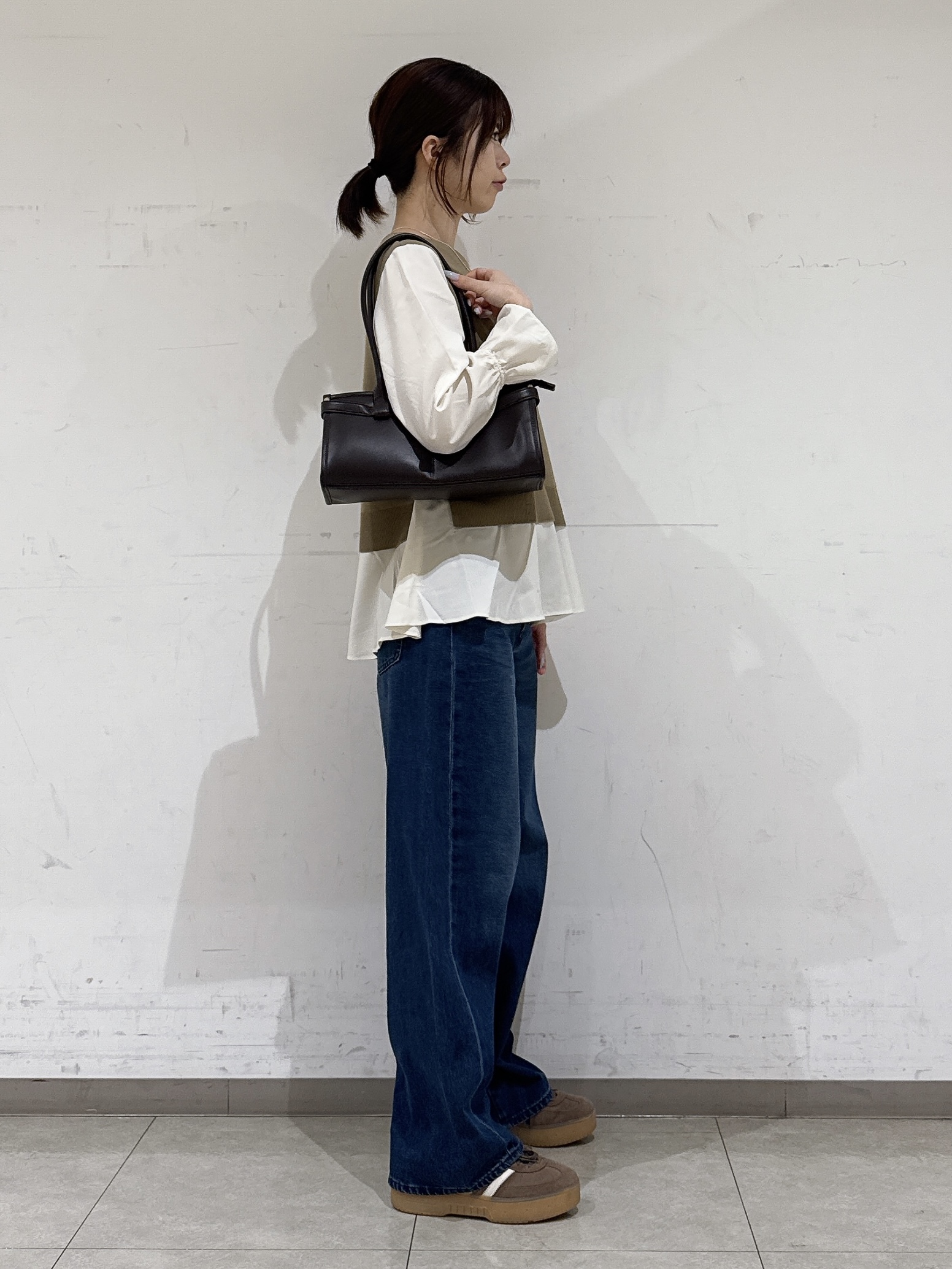 rinaさんの「INDIVI｜フリードロップ デザインネックレス」を使ったコーディネート