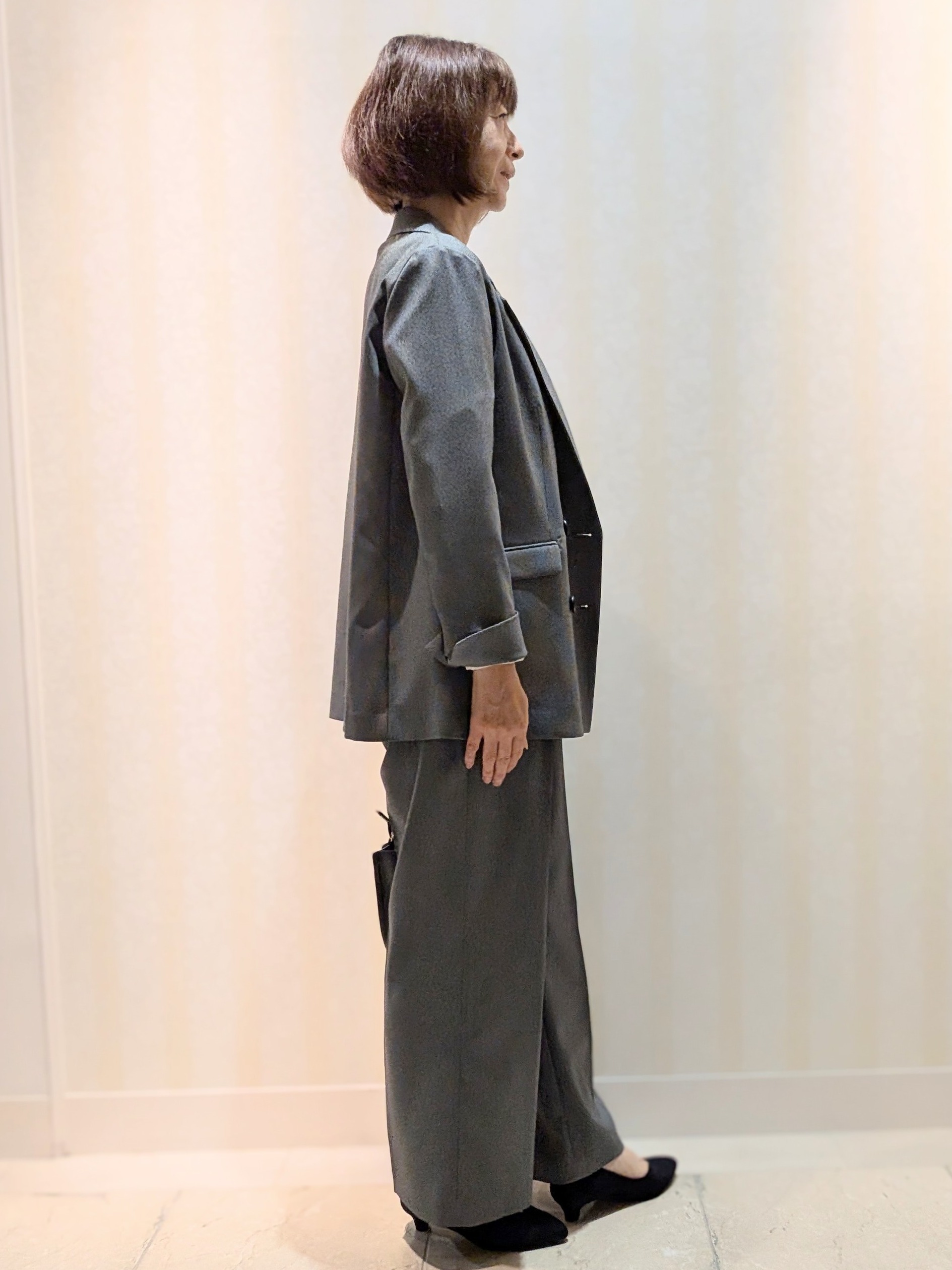 Ariさんの「Reflect｜【通勤◎】ダブルブレストデザインテーラードジャケット」を使ったコーディネート
