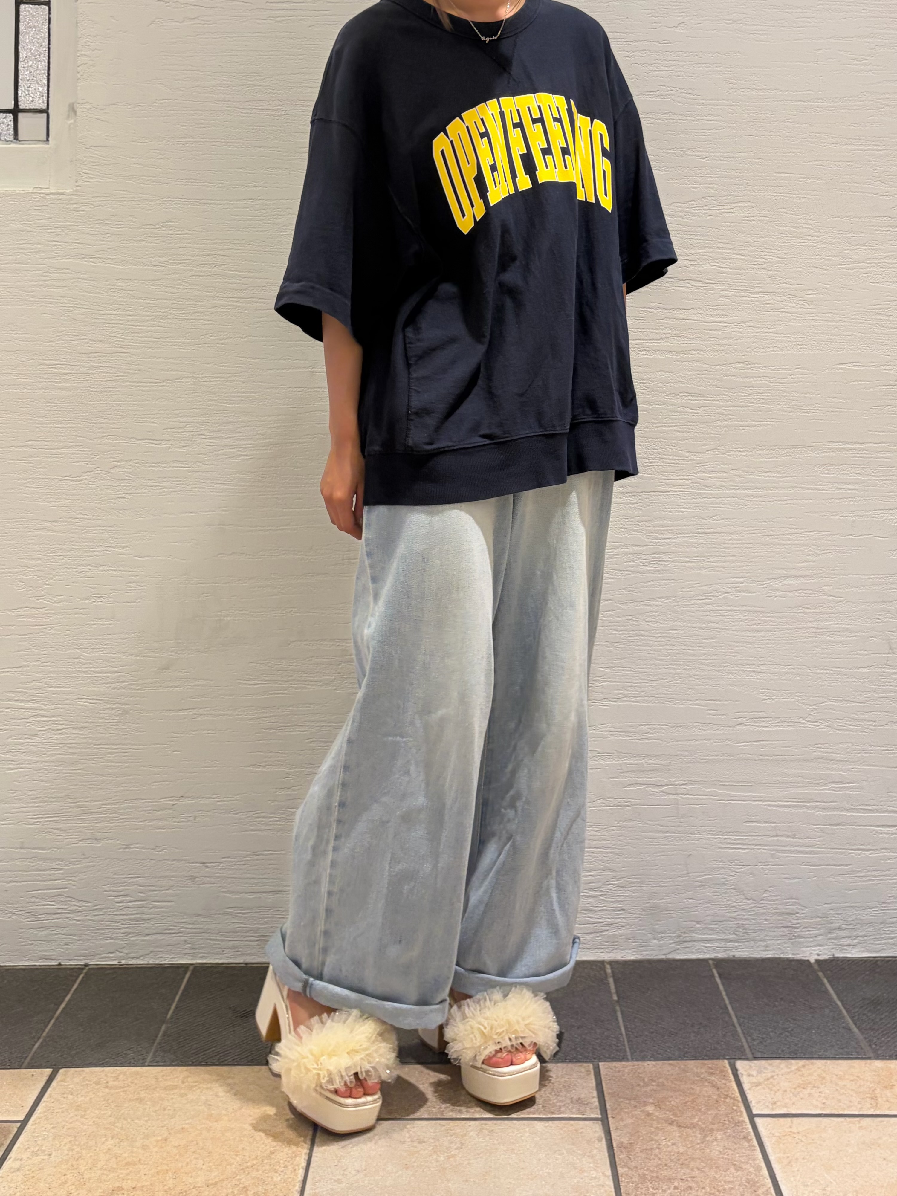 suzuhaさんの「ESPERANZA｜【ナチュ盛り／サンダル】2WAYフリルナチュ盛りサンダル」を使ったコーディネート