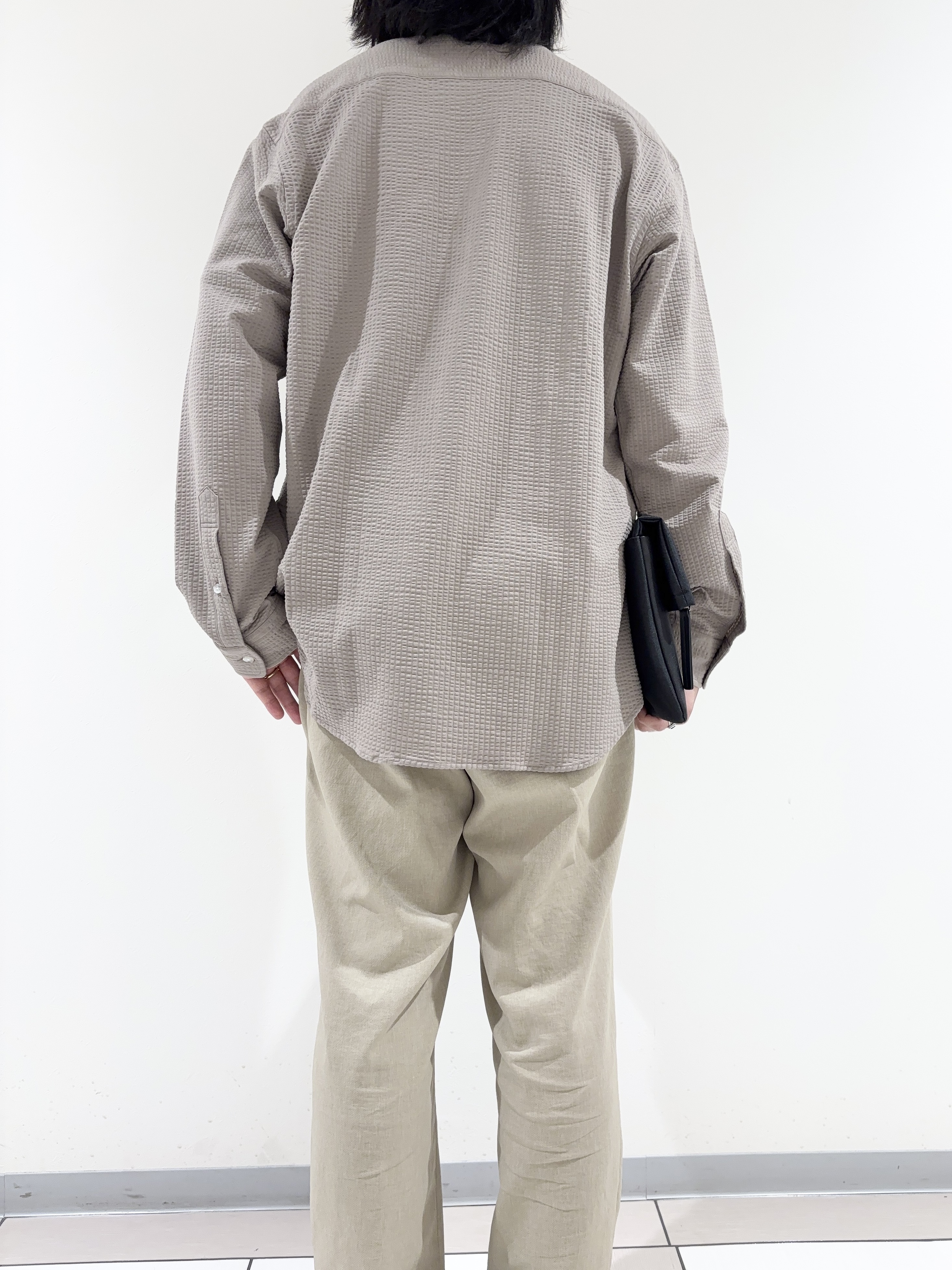 及川さんの「TAKEO KIKUCHI｜【BOWLER HAT LABEL】アイスクリアコットンボーラーハットウォーカー 半袖ポケT」を使ったコーディネート
