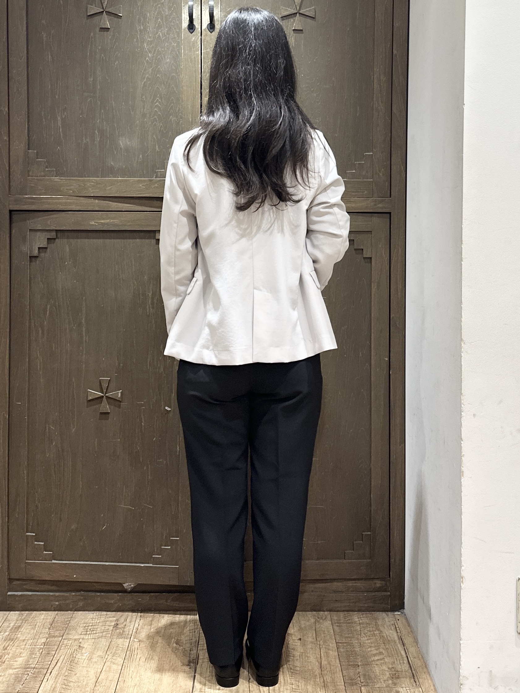 kanaさんの「index｜《再入荷》ダブルブレストテーラードジャケット【接触冷感／吸水速乾／イージーアイロン／防シワ／洗濯機O」を使ったコーディネート
