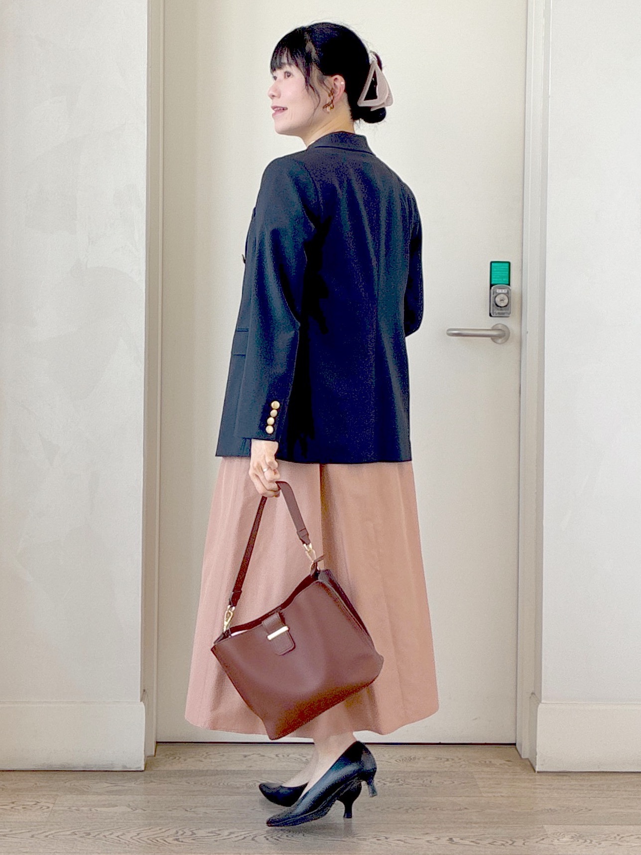  beni_gingerさんの「Reflect｜【通勤】ダブルブレザージャケット」を使ったコーディネート