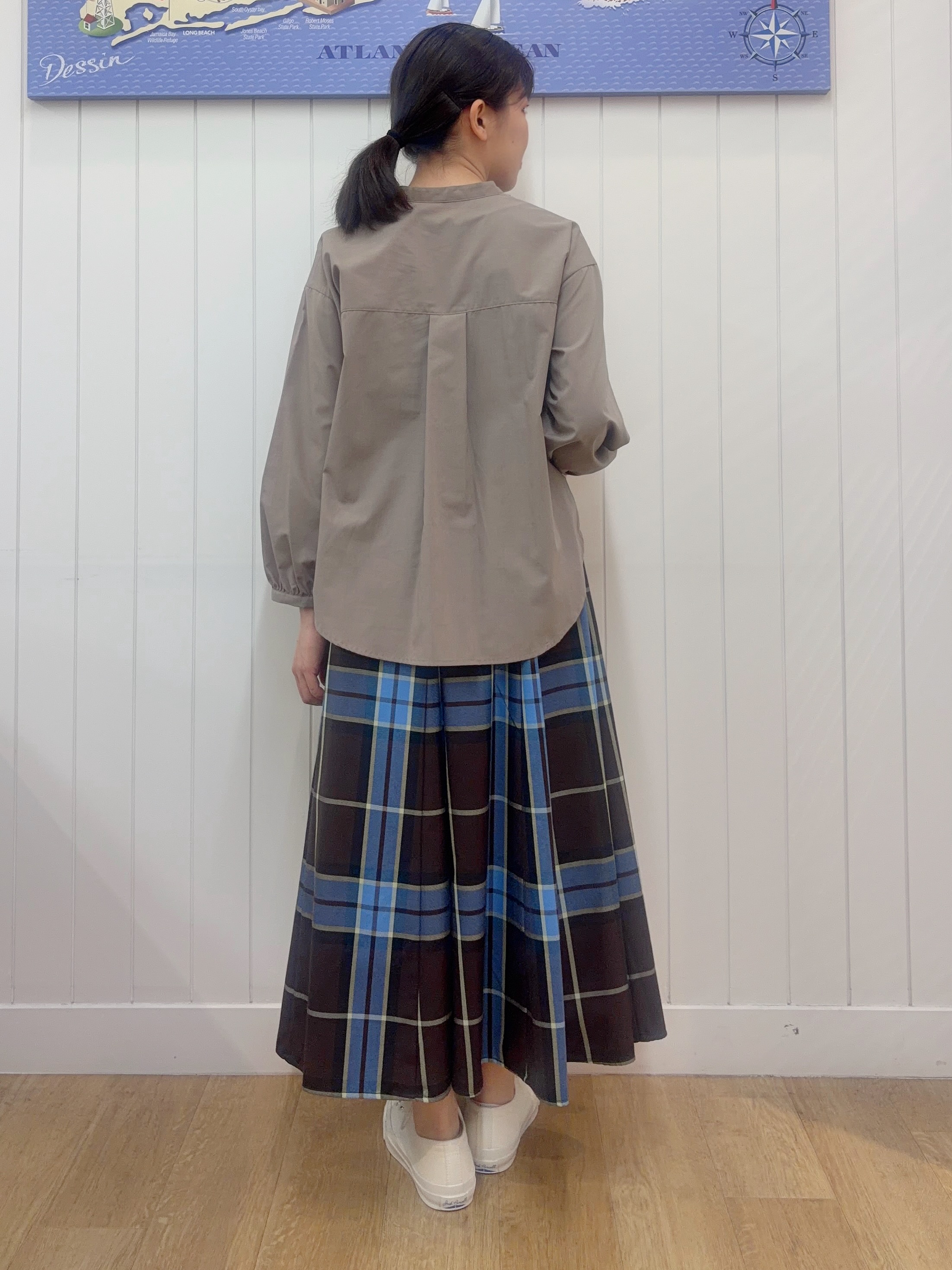 Mayaさんの「Dessin｜【UVカット】フロントフリルブラウス」を使ったコーディネート