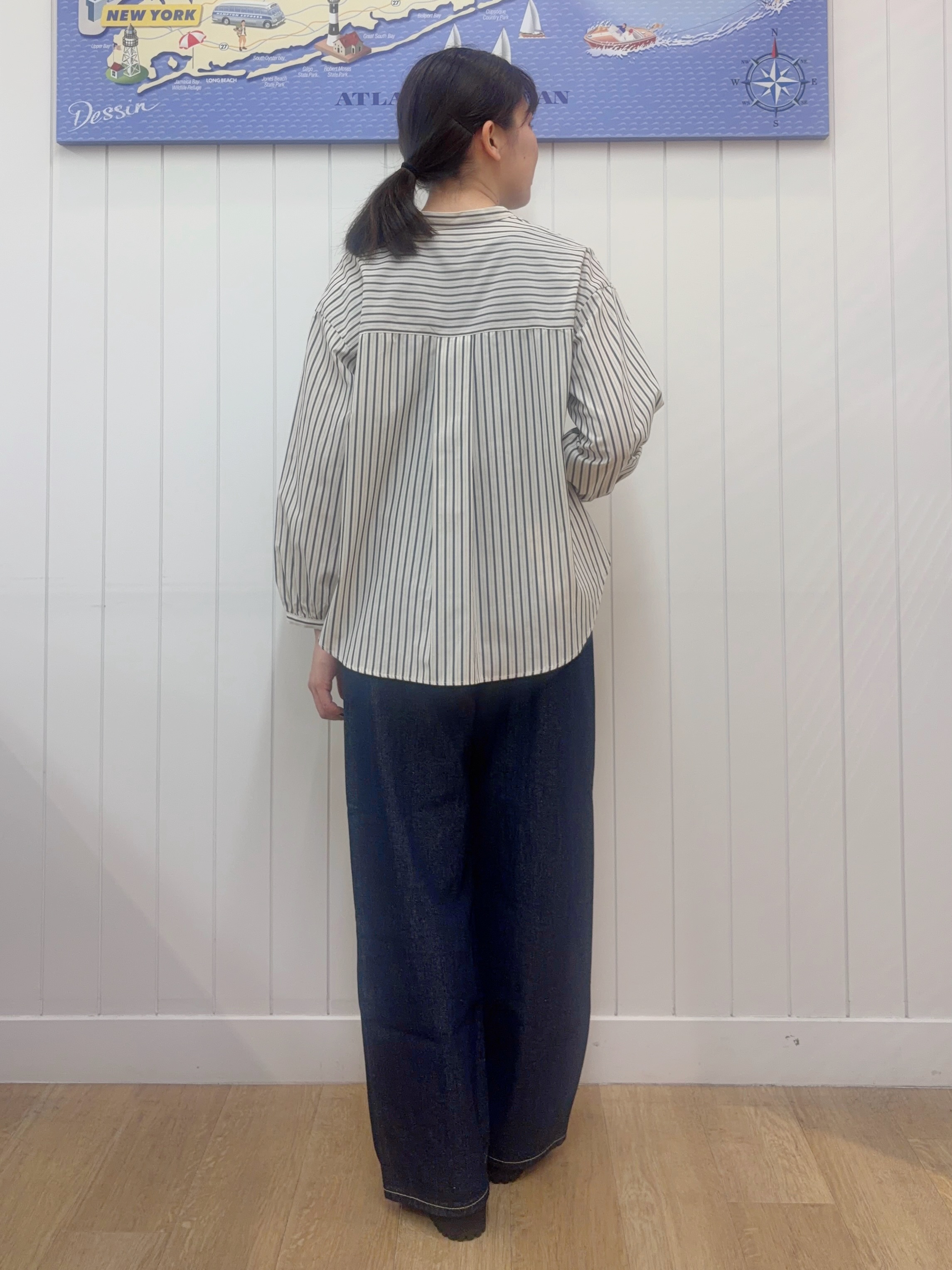 Mayaさんの「Dessin｜【UVカット】フロントフリルブラウス」を使ったコーディネート