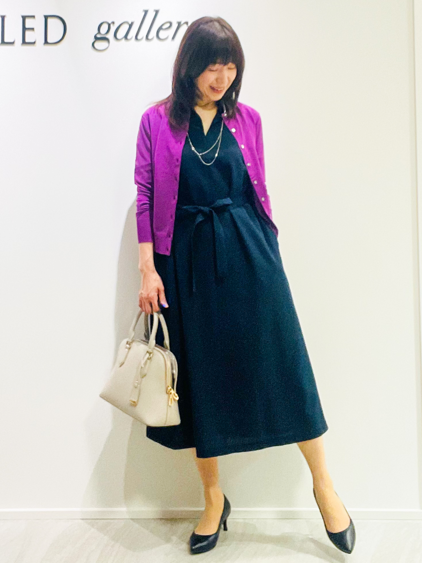 めいさんの「UNTITLED｜【残暑も快適/UVカット/接触冷感】エアリークールワンピース」を使ったコーディネート