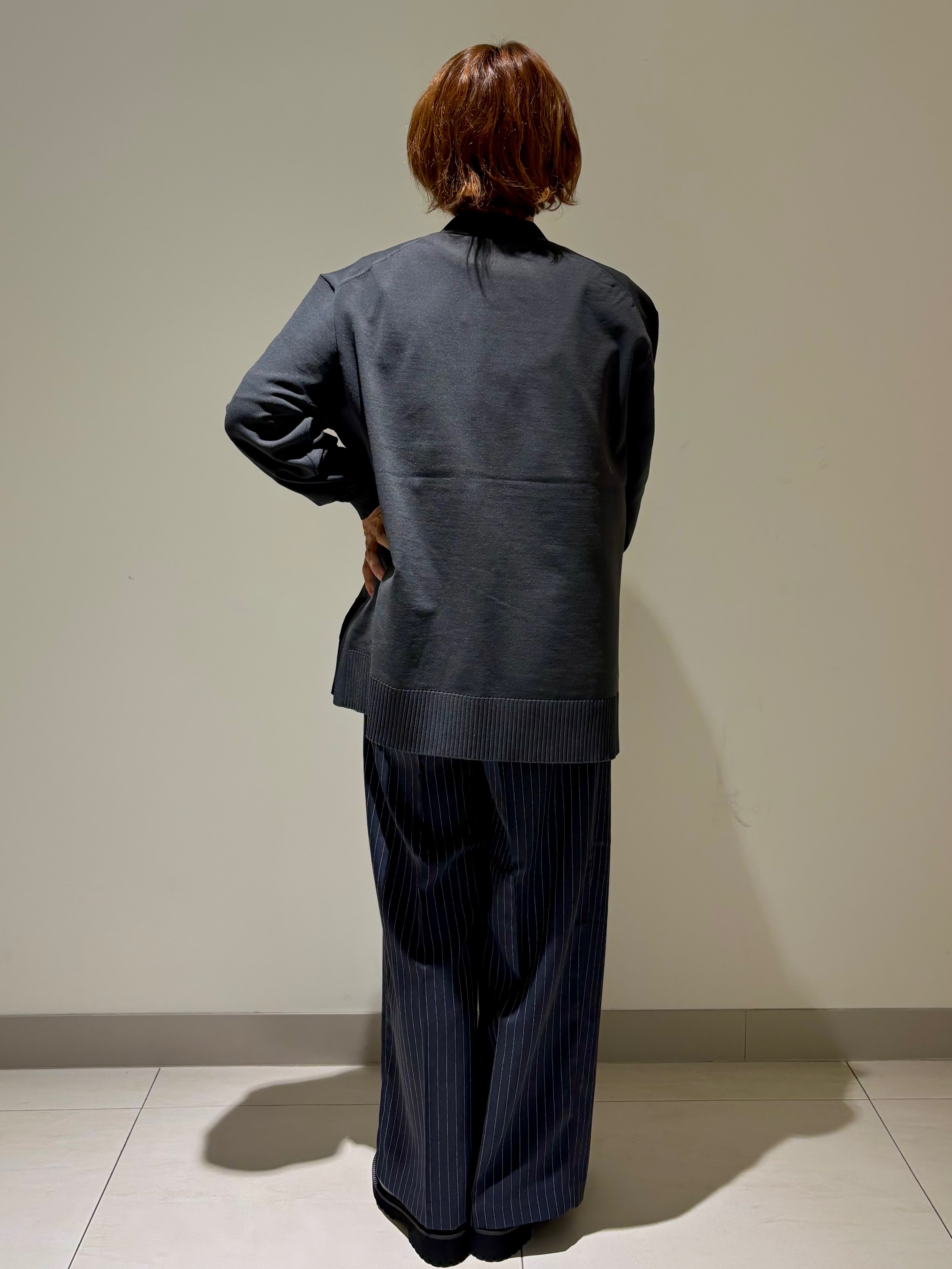 Haruさんの「Dessin｜【サスティナブル/洗濯機OK】オーバーサイズVネックカーディガン」を使ったコーディネート