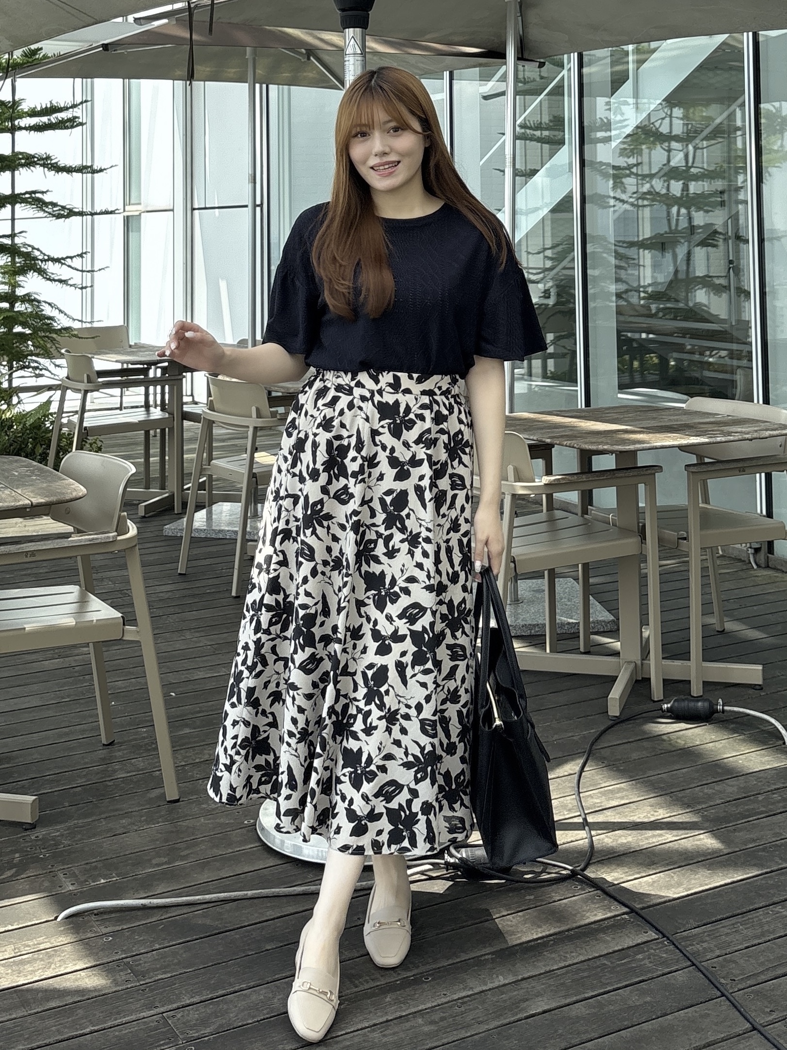 sayaさんの「grove｜アイレットレースカットソー」を使ったコーディネート