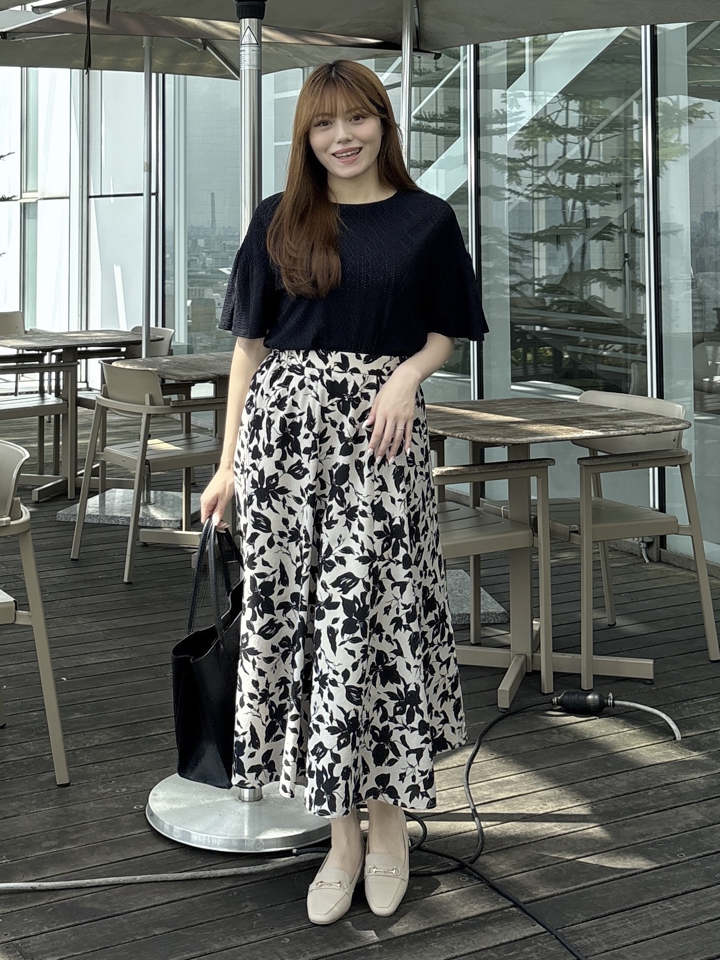 sayaさんの「grove｜アイレットレースカットソー」を使ったコーディネート