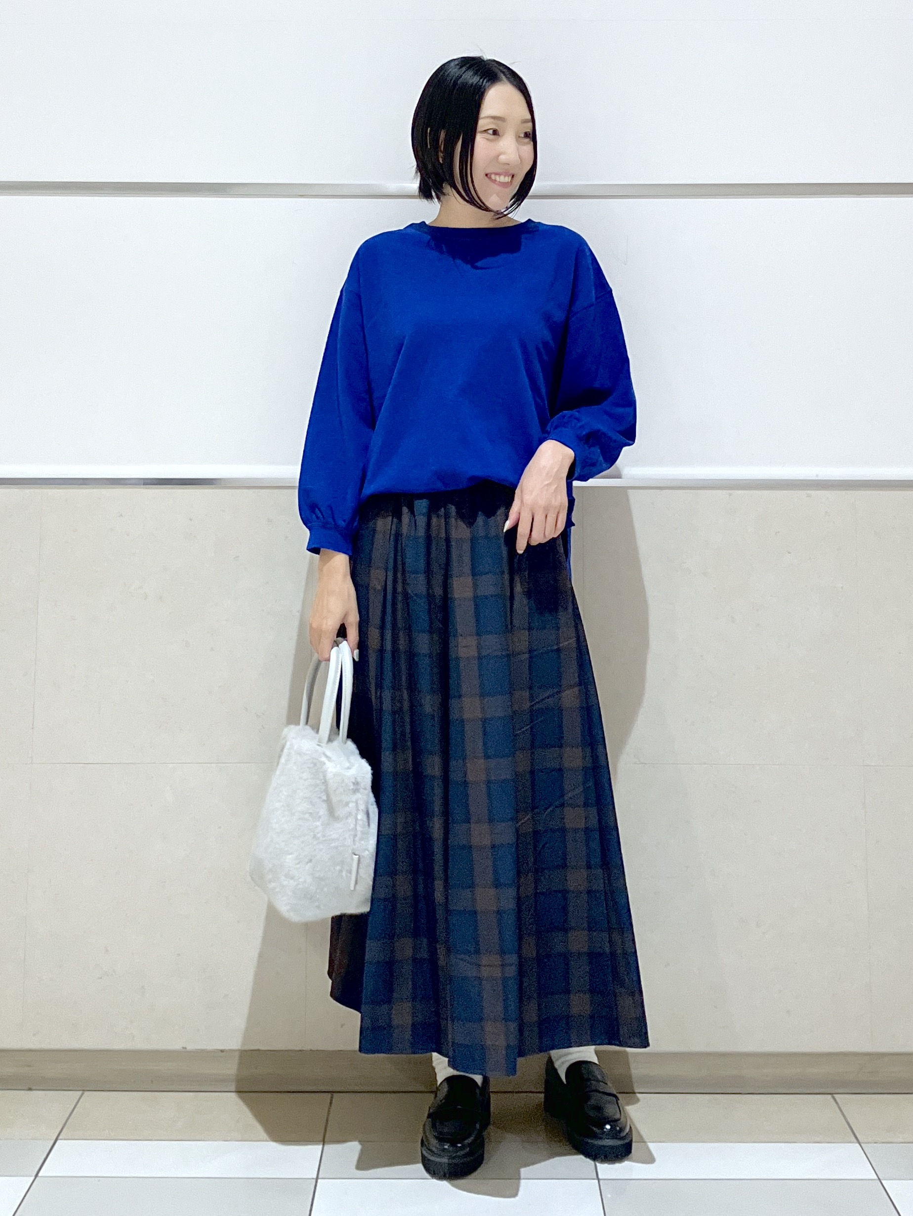 eriko さんの「Dessin｜【洗える/7色展開/XS-L】バックヘンリーミニ裏毛 長袖」を使ったコーディネート