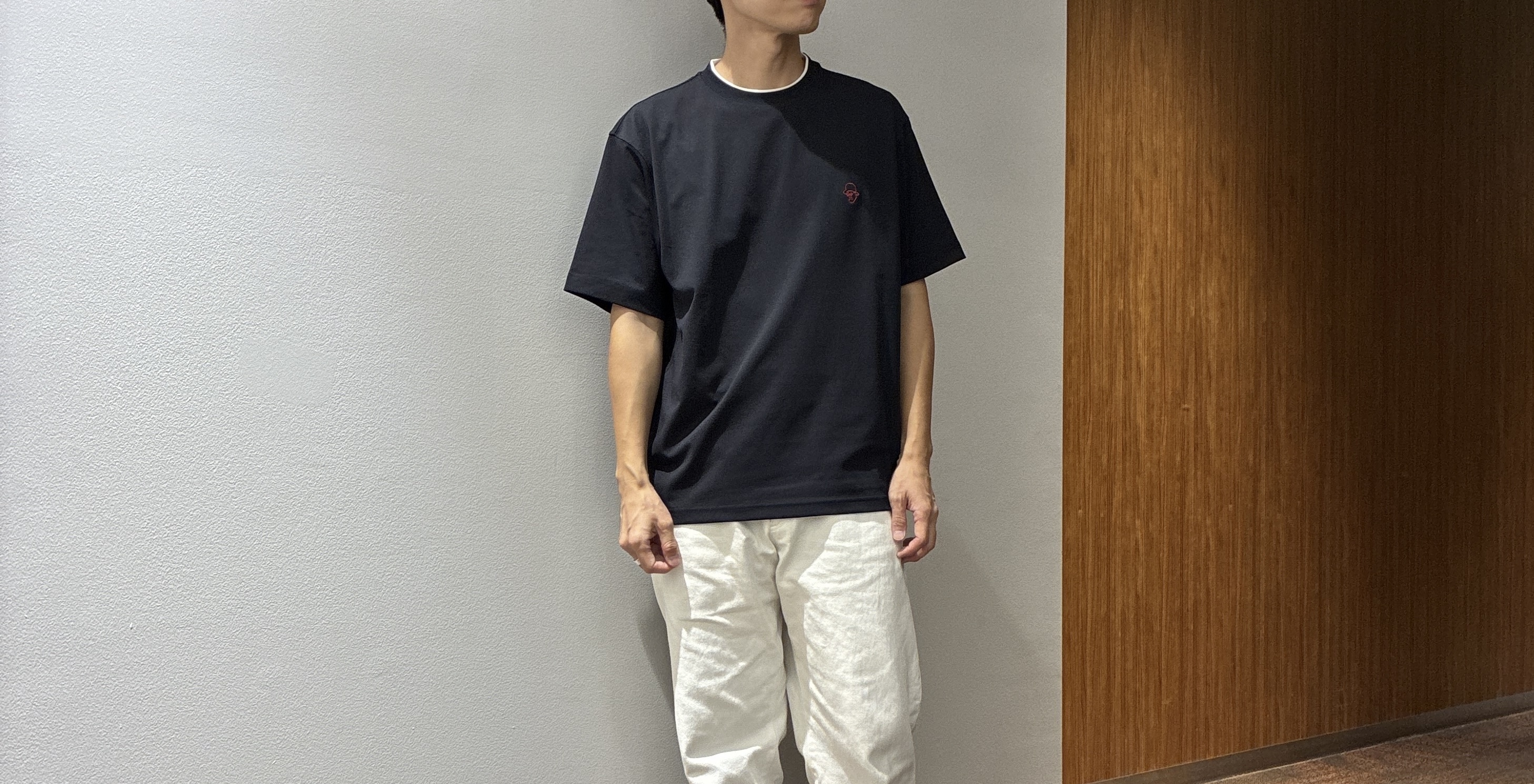 わいずみさんの「TAKEO KIKUCHI｜【BOWLER HAT LABEL】日本製オルタネートストライプシャツ」を使ったコーディネート