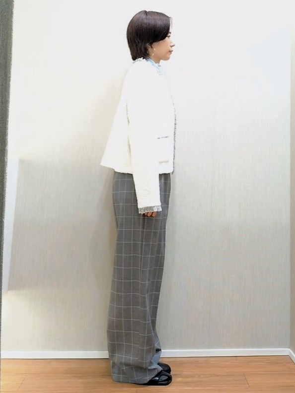 ミズタさんの「UNTITLED｜【重ね着レイヤードに】シアーテレコハイネックトップス」を使ったコーディネート