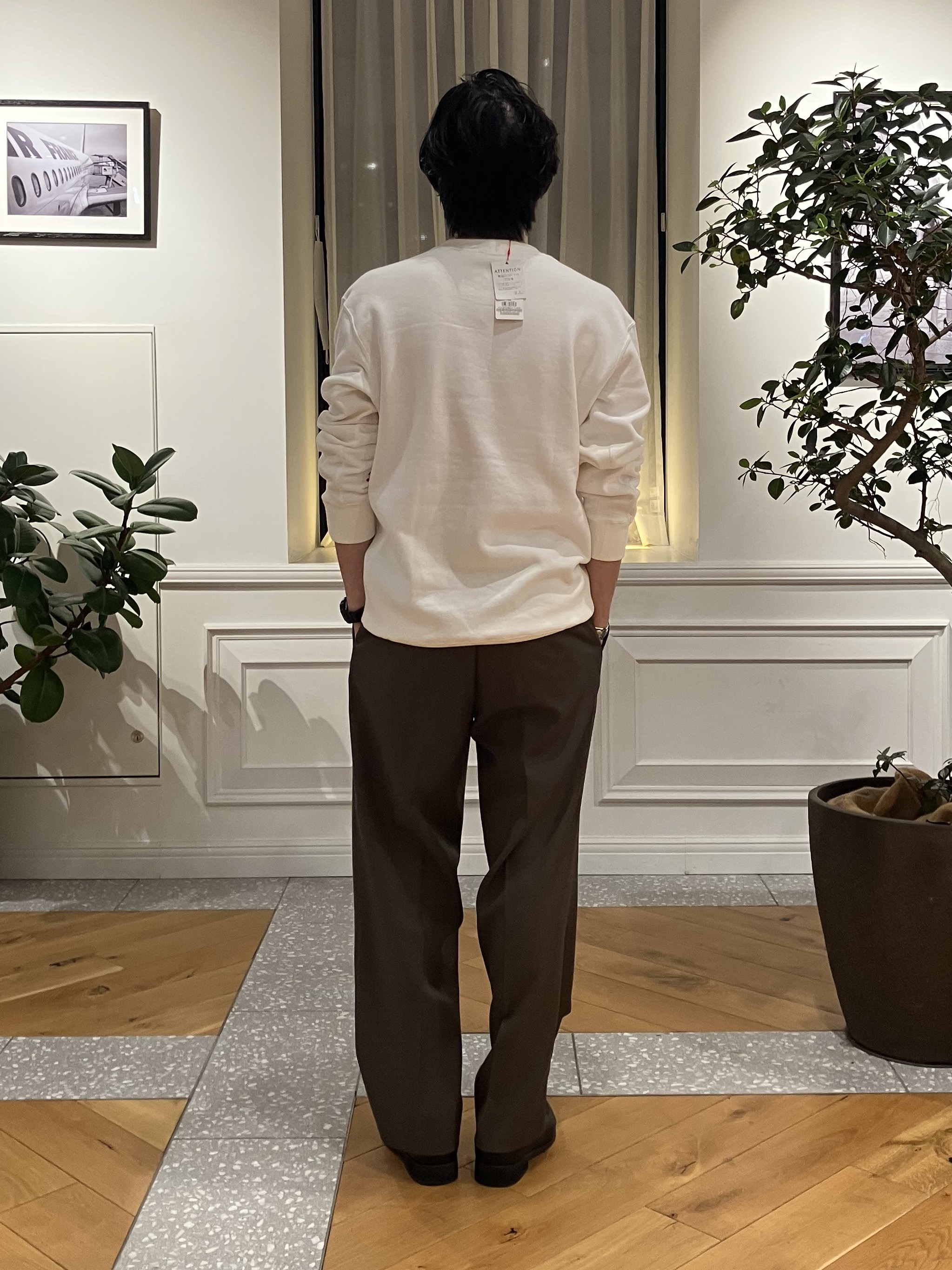 junyaさんの「DRESSTERIOR｜ミサイルキャット 裏起毛スウェットクルーネックTシャツ」を使ったコーディネート
