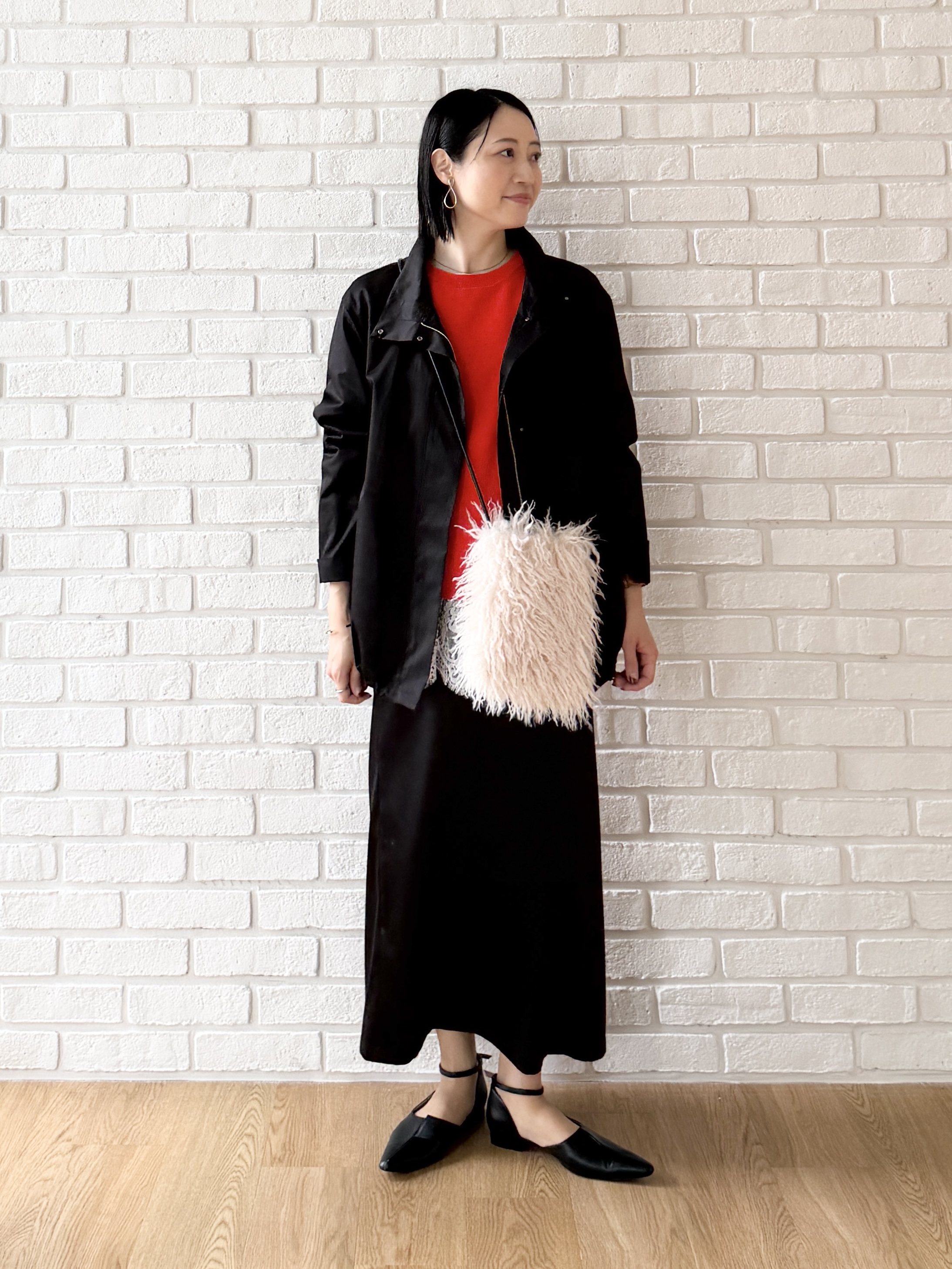 shihoさんの「INDIVI｜【撥水／UVケア】スタンドカラーブルゾン」を使ったコーディネート