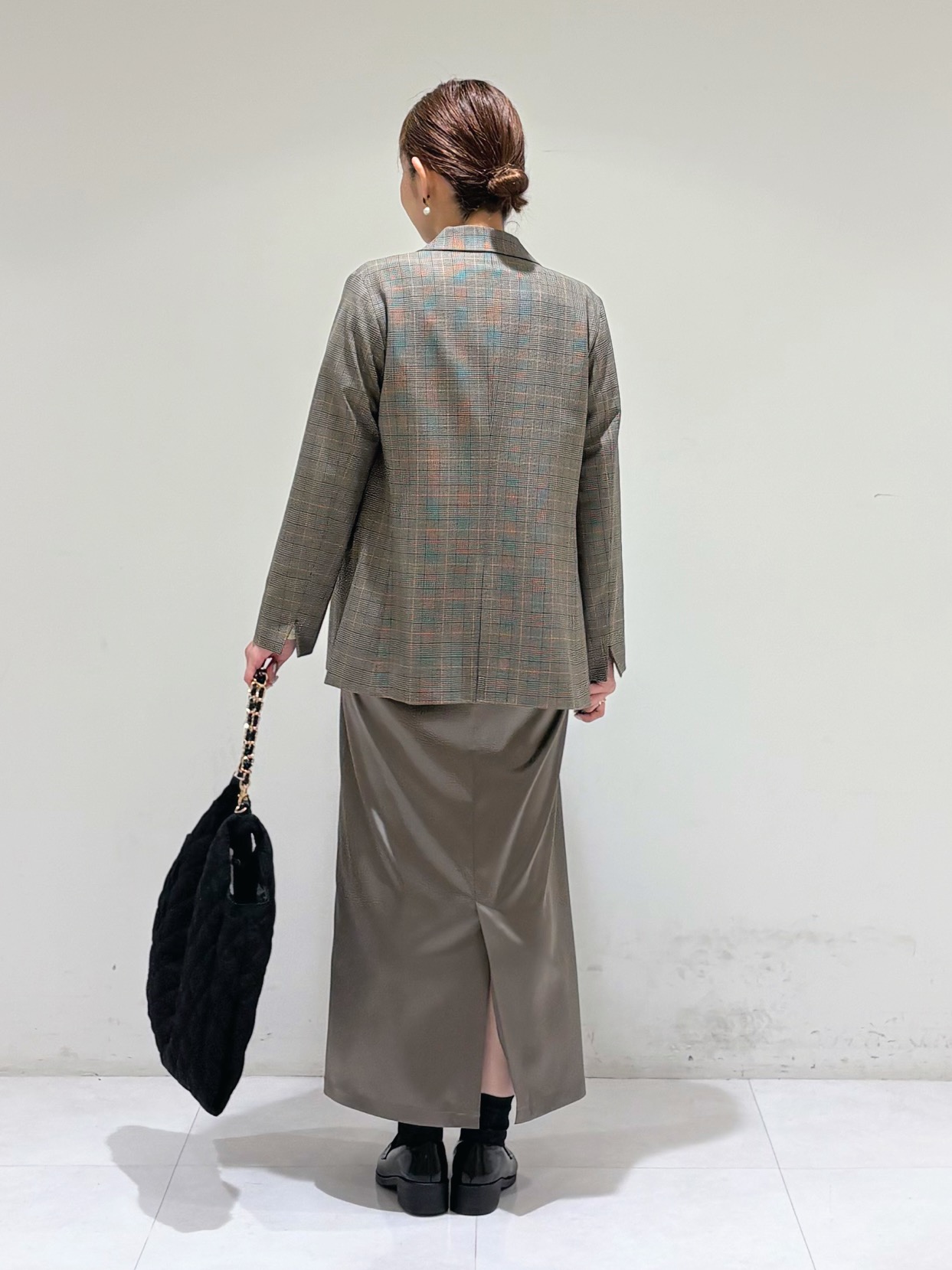 tsuyuさんの「INDIVI｜【洗濯機OK／ストレッチ◎】秋はじめのダブルジャケット」を使ったコーディネート